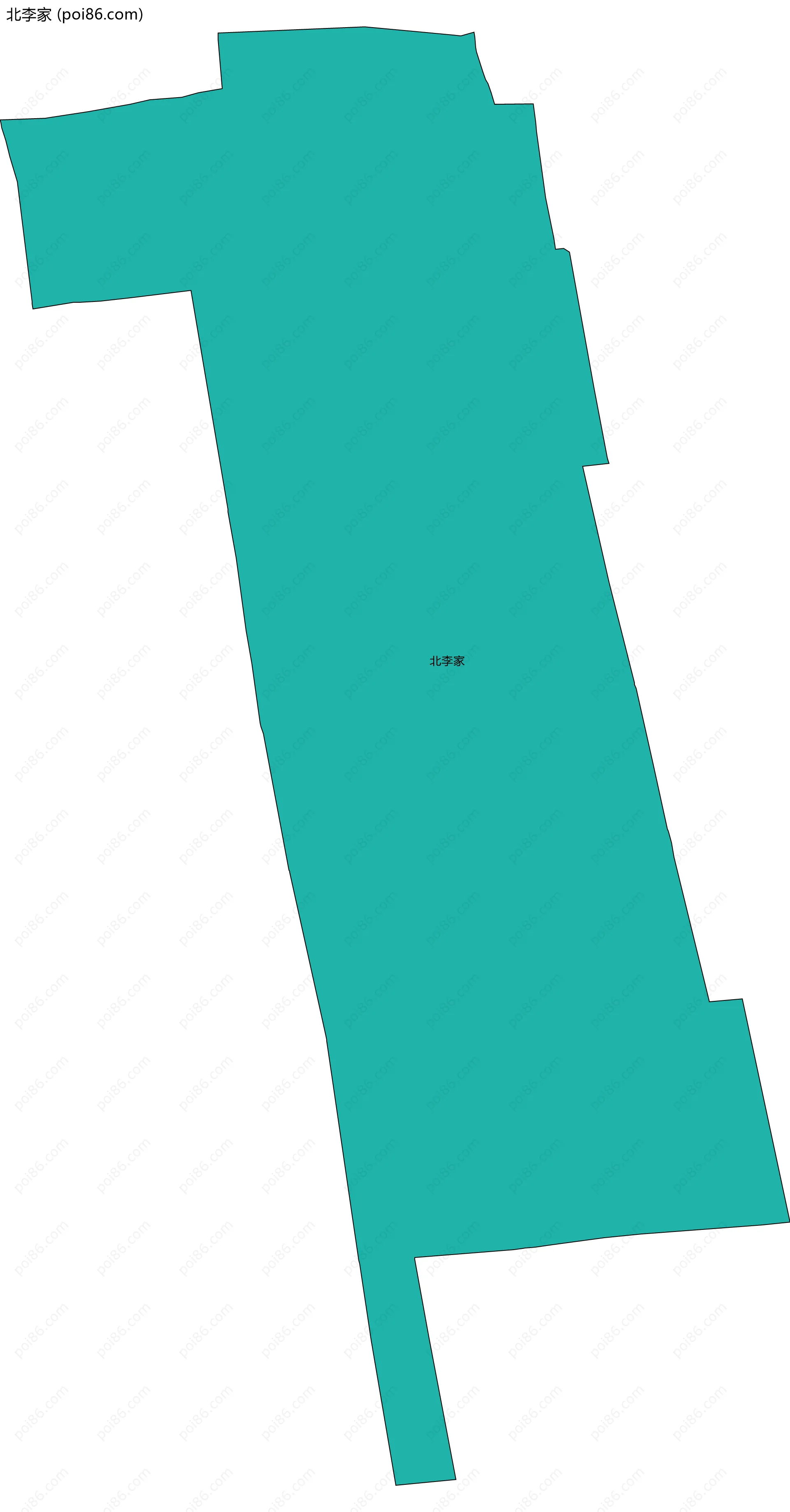 北李家边界地图