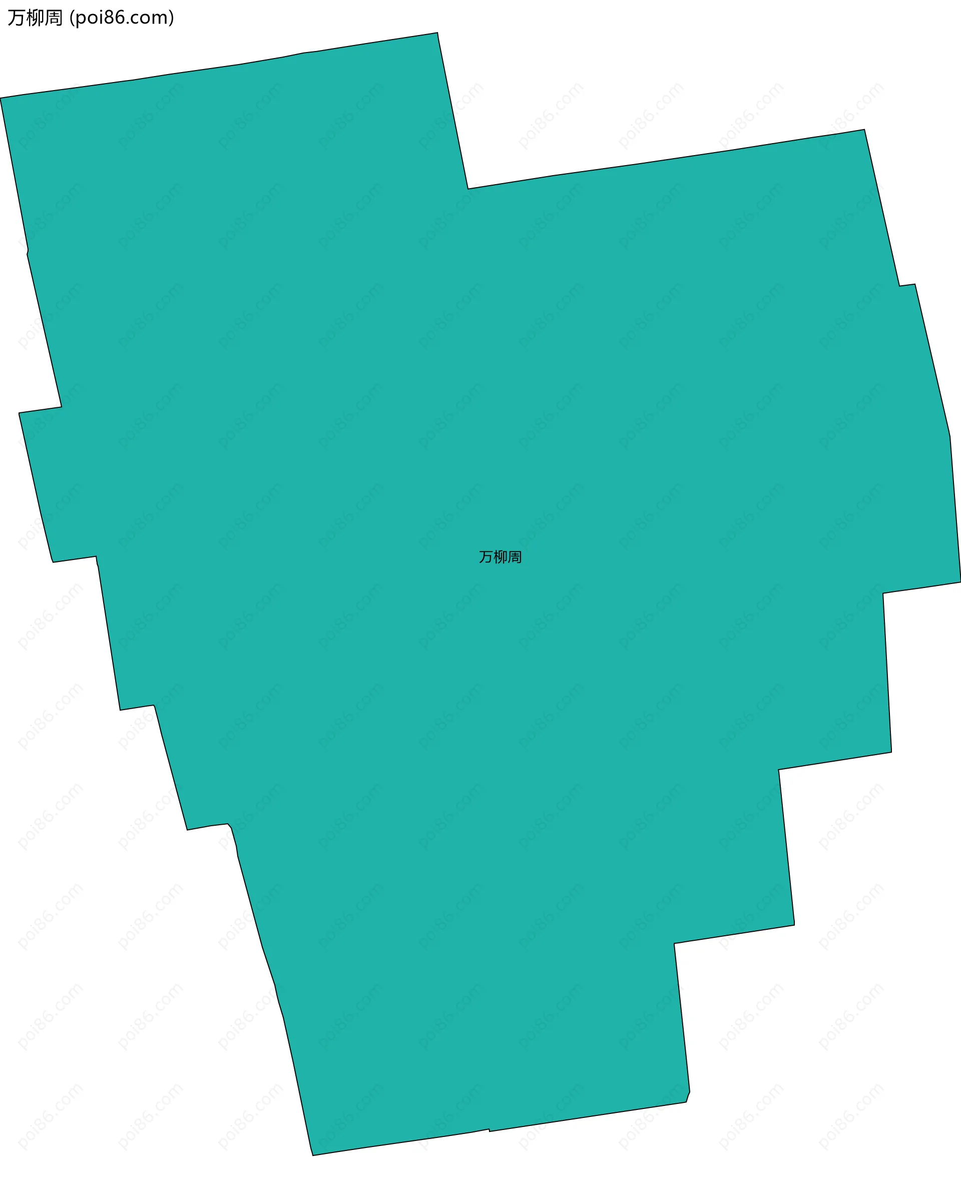 万柳周边界地图