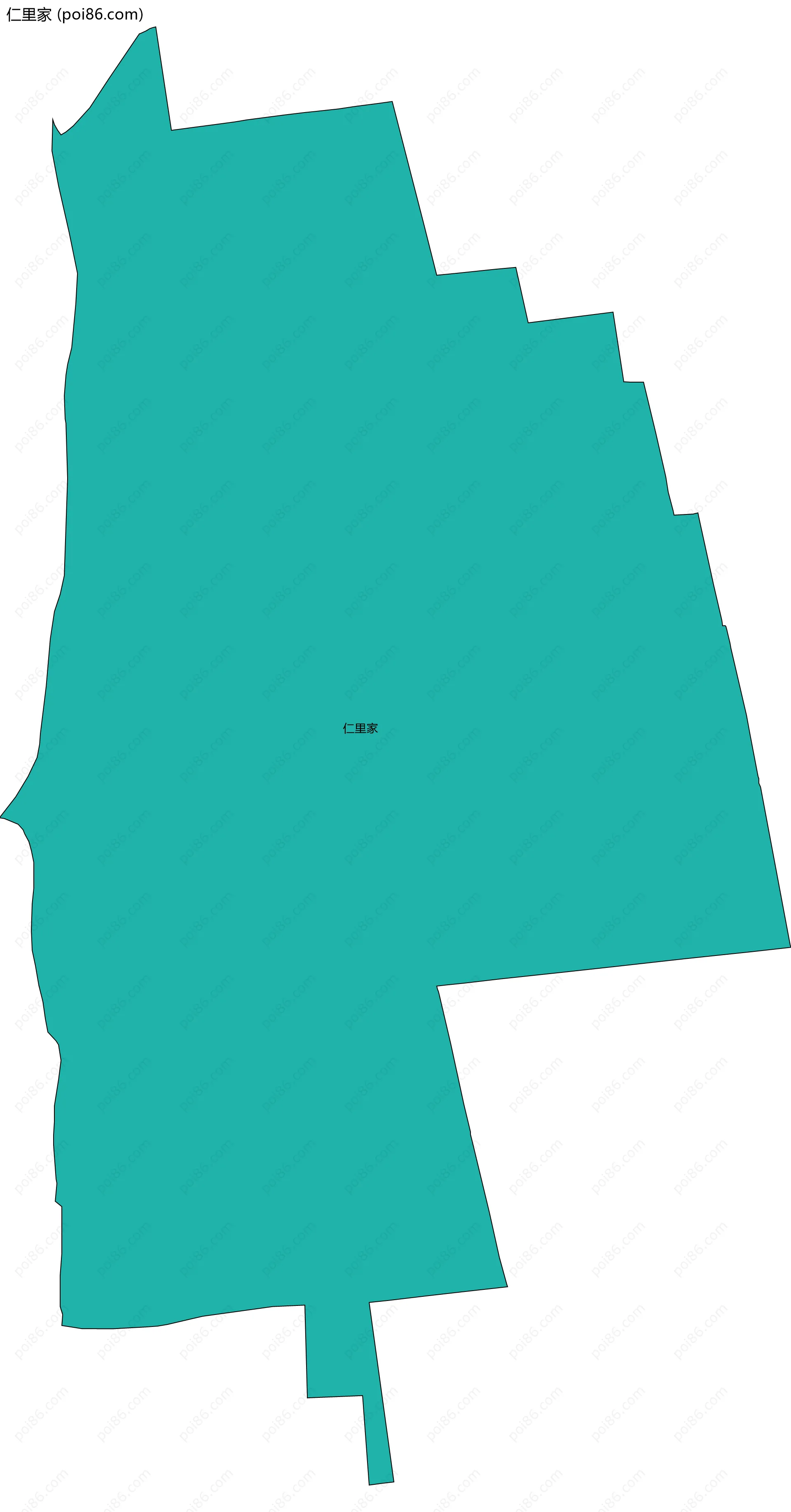 仁里家边界地图