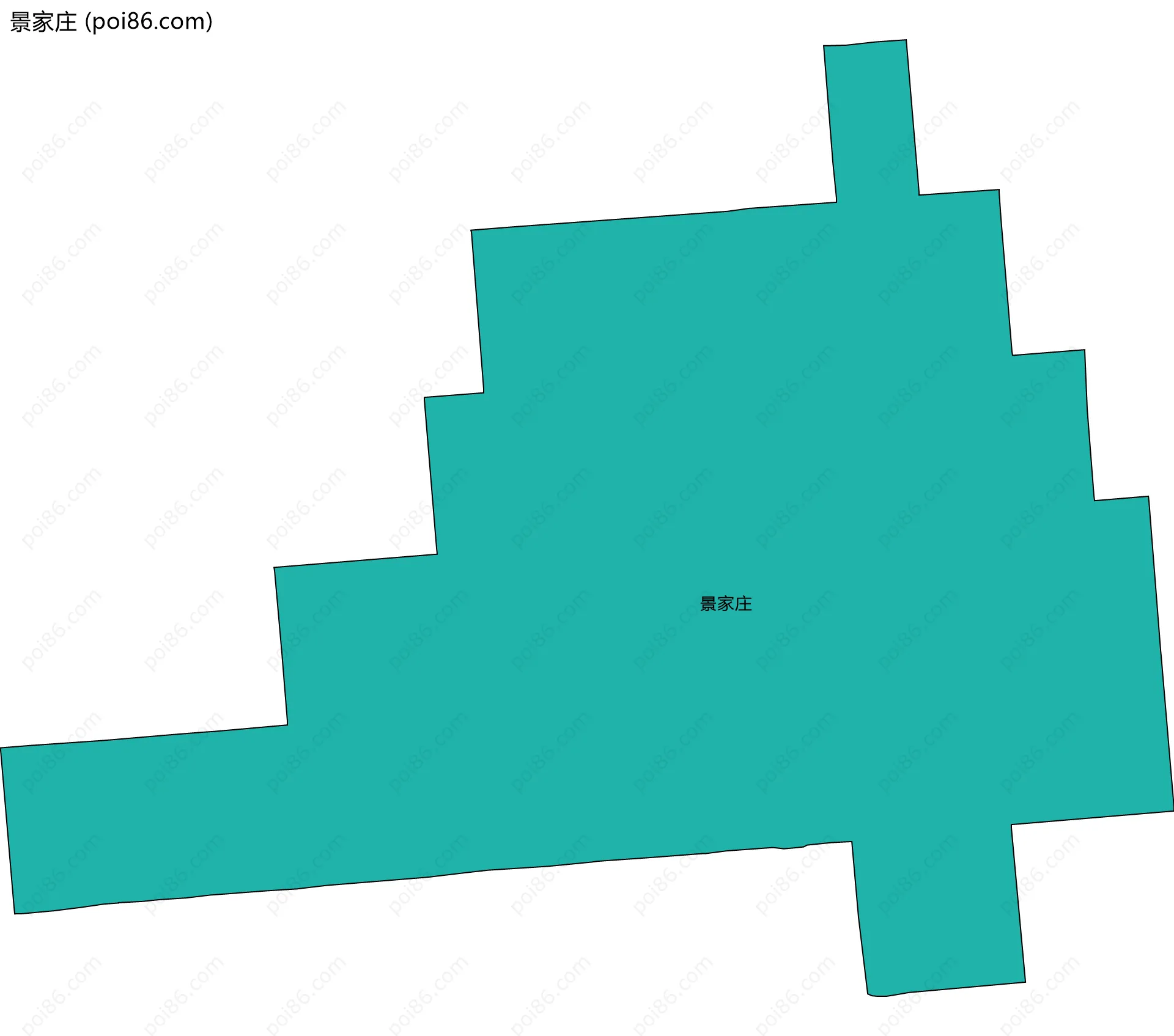 景家庄边界地图