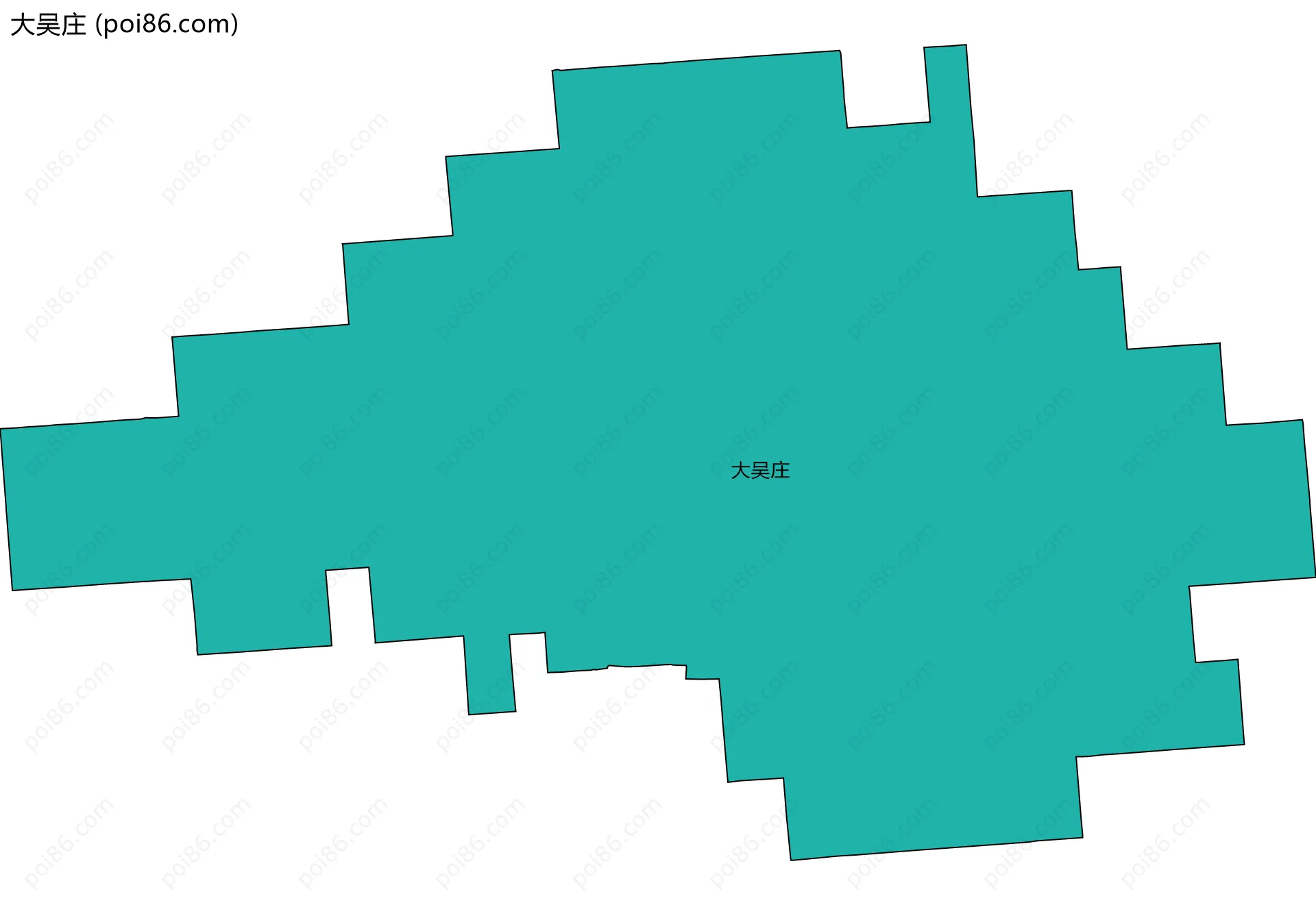 大吴庄边界地图