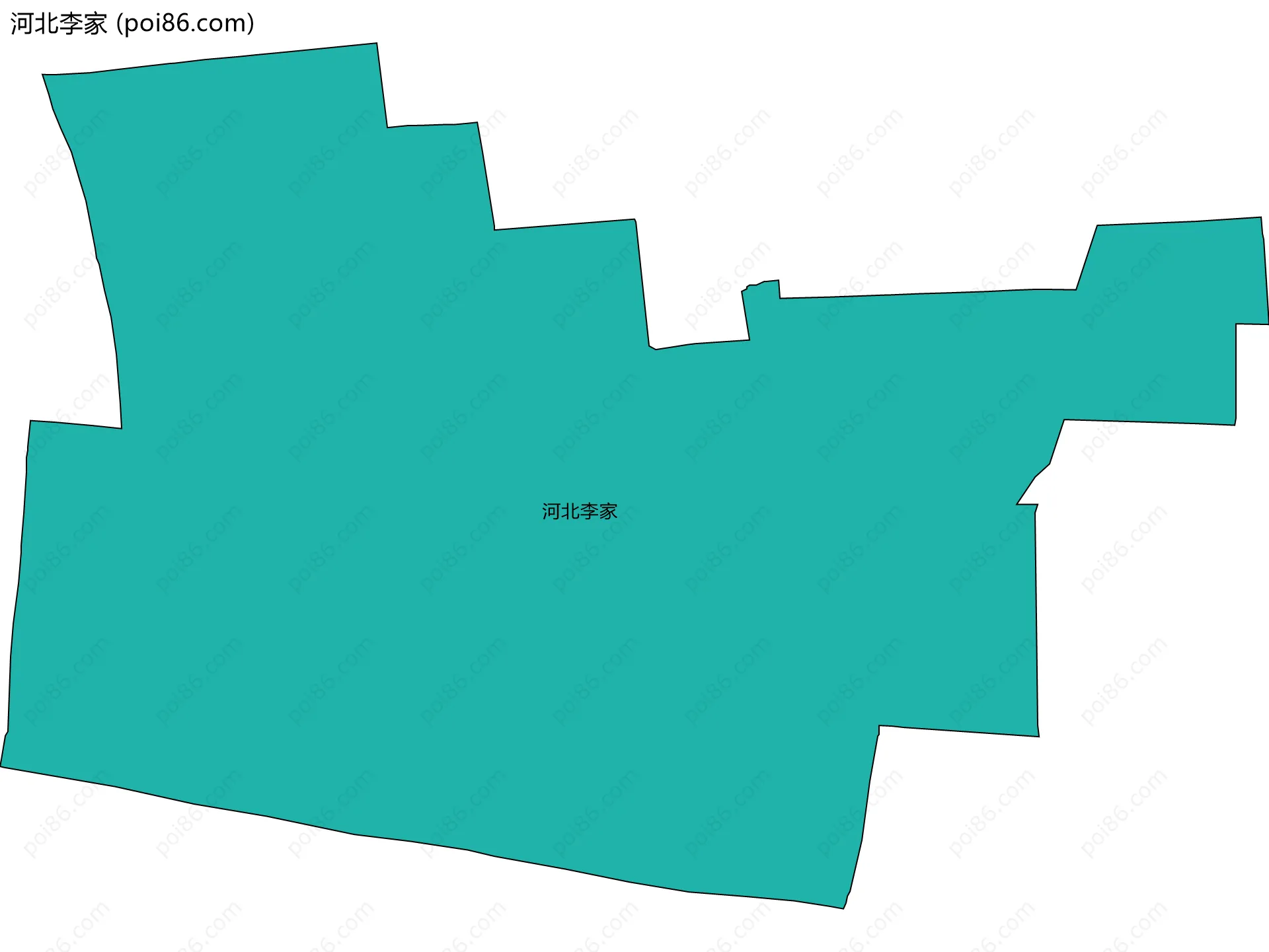 河北李家边界地图