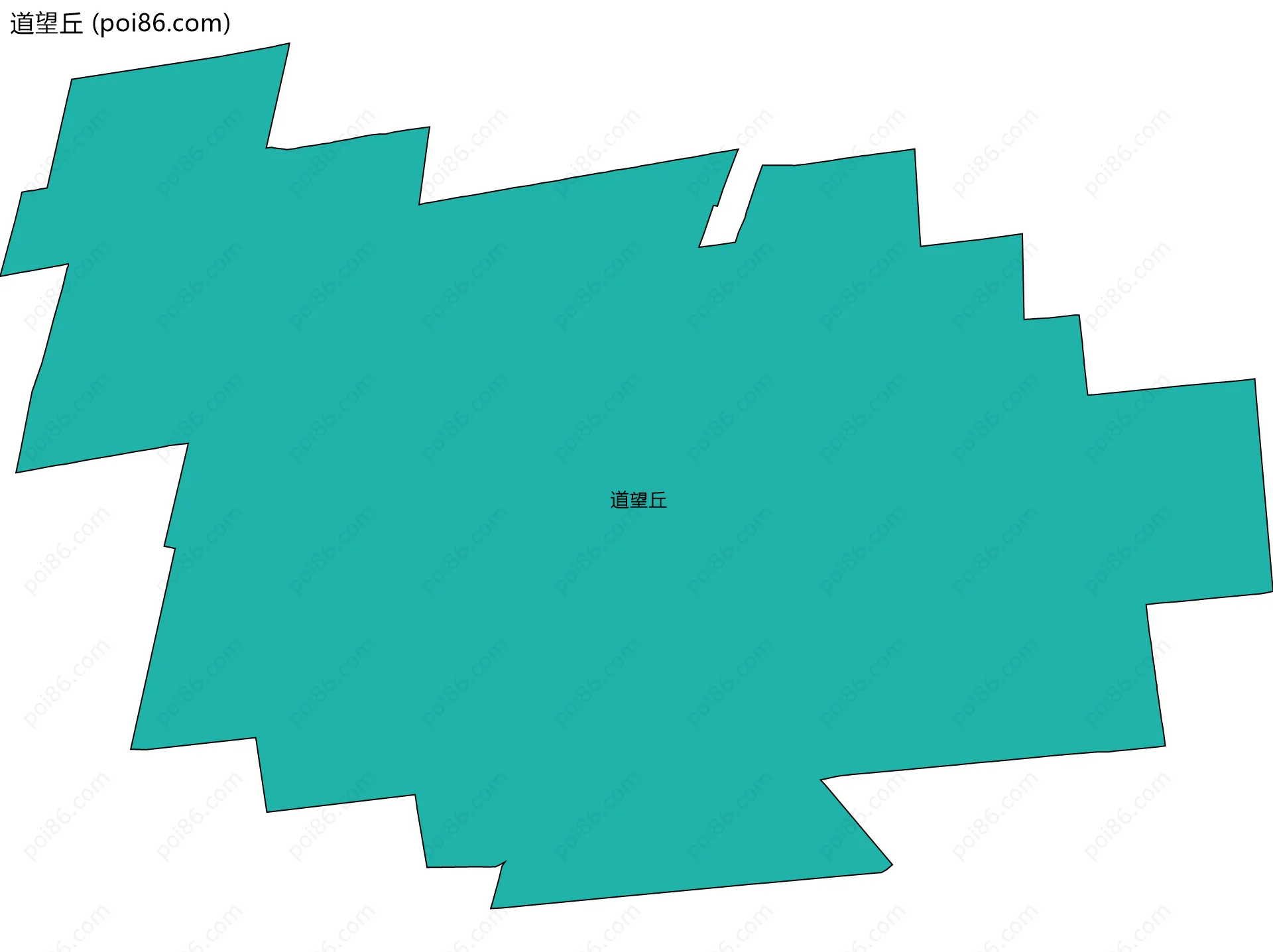 道望丘边界地图