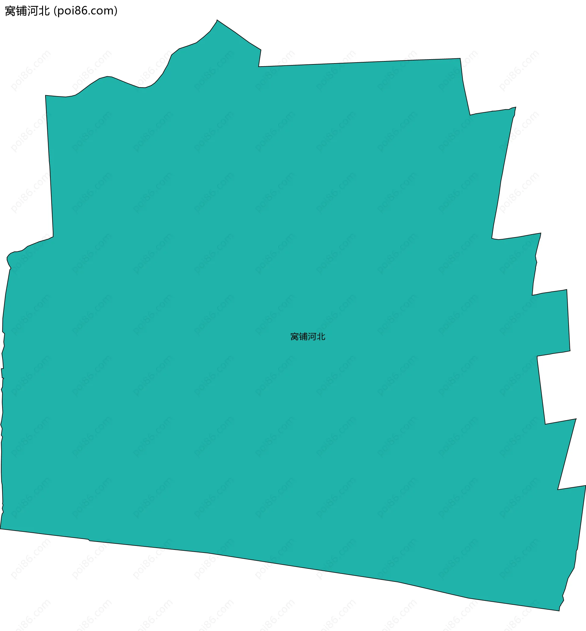 窝铺河北边界地图