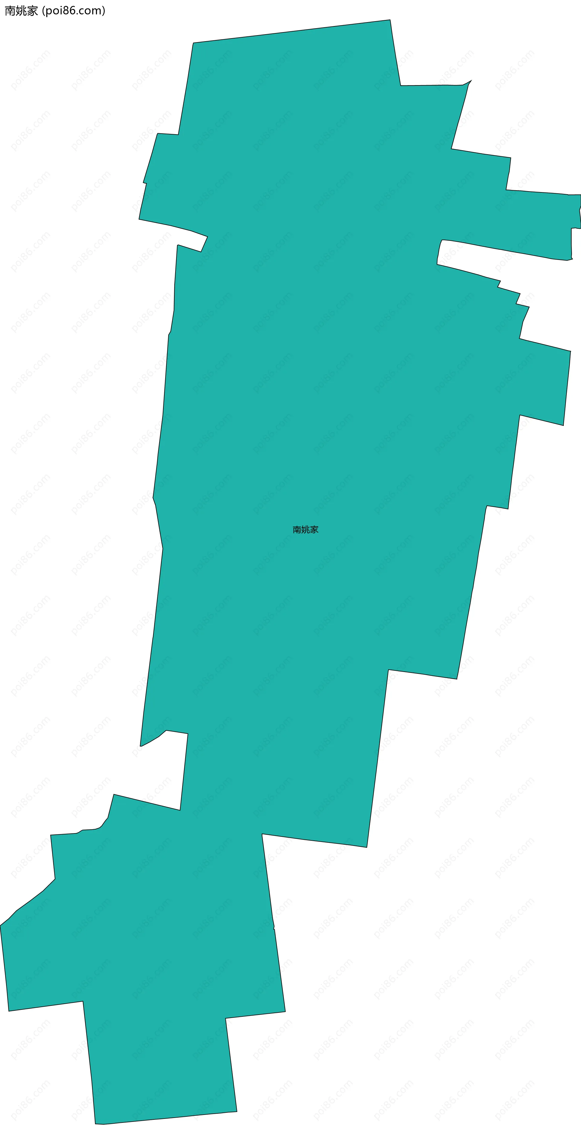 南姚家边界地图