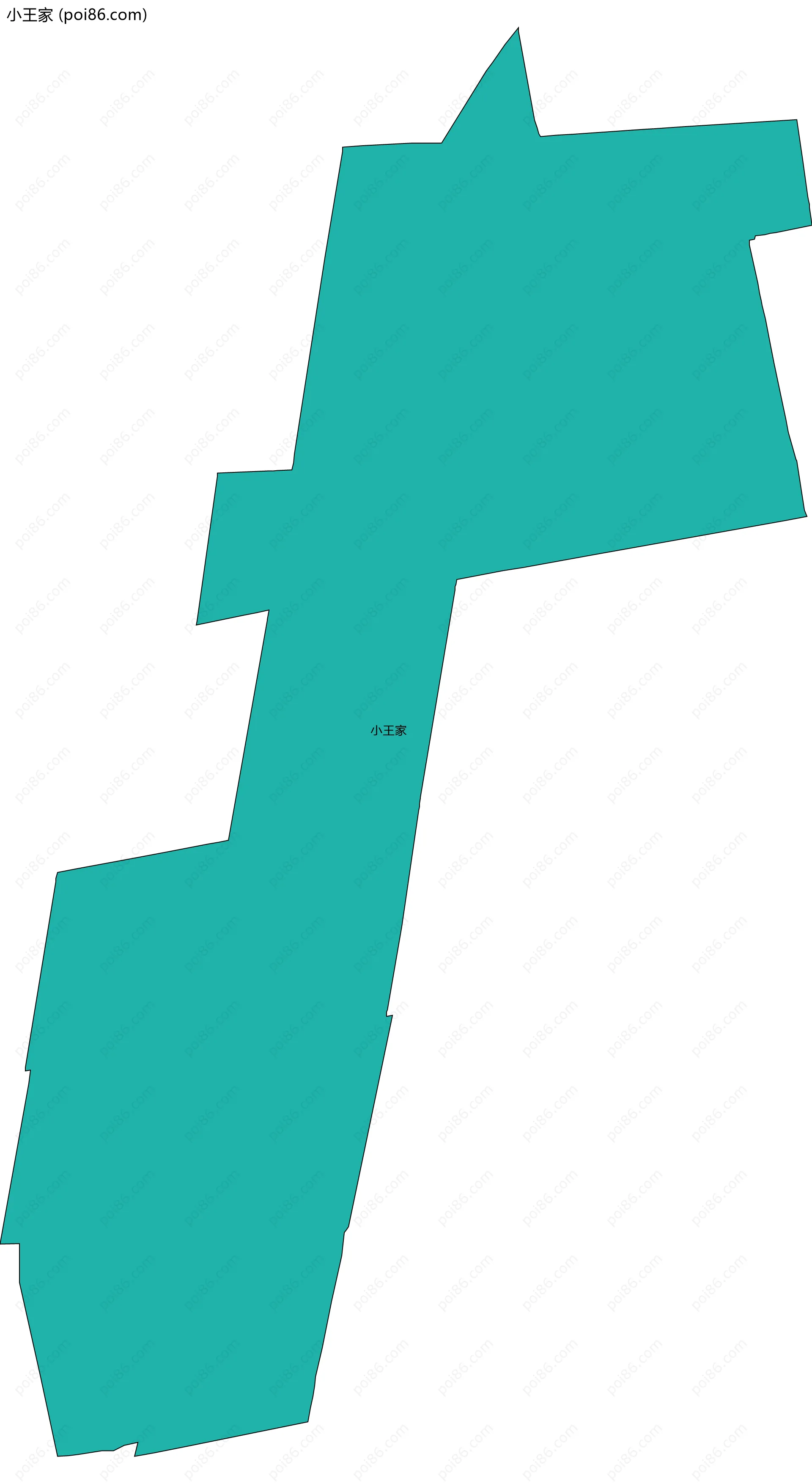 小王家边界地图