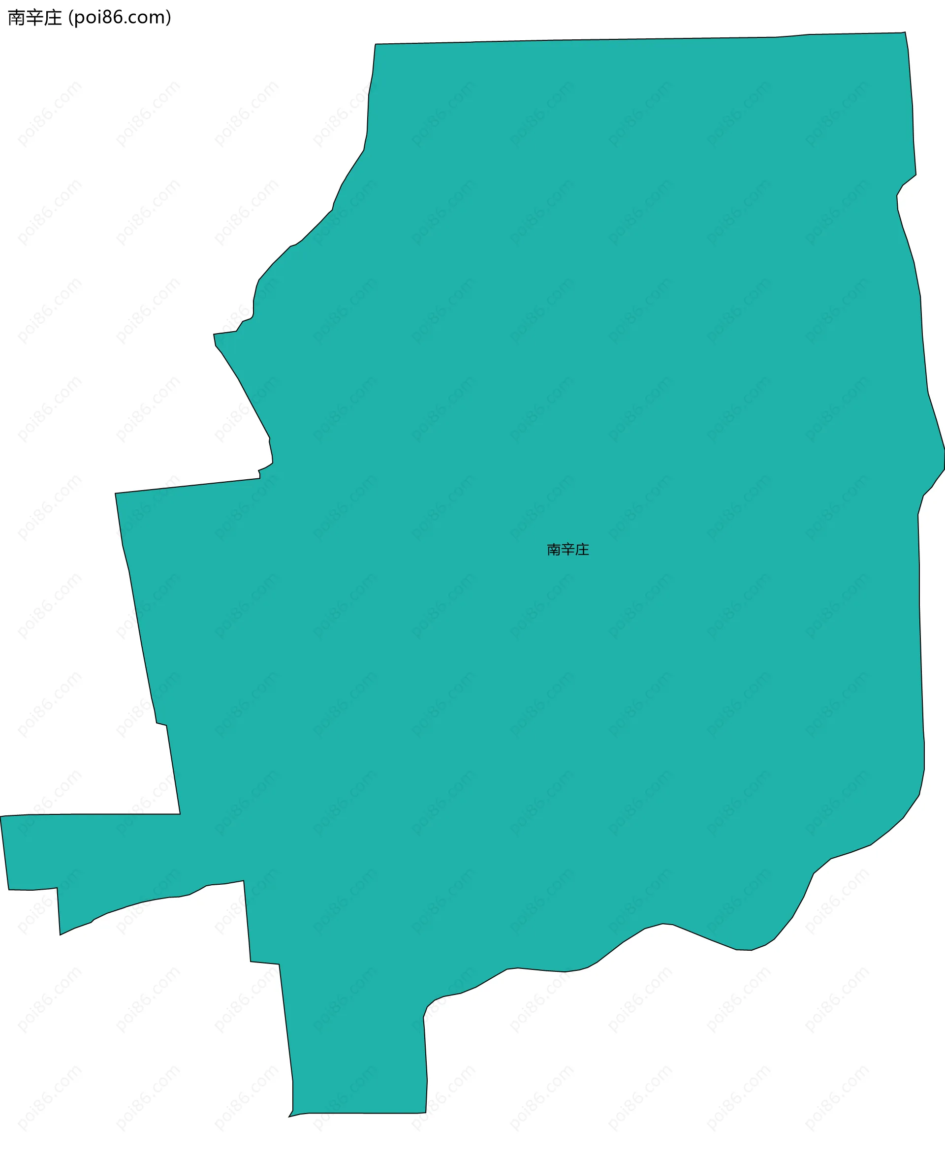 南辛庄边界地图