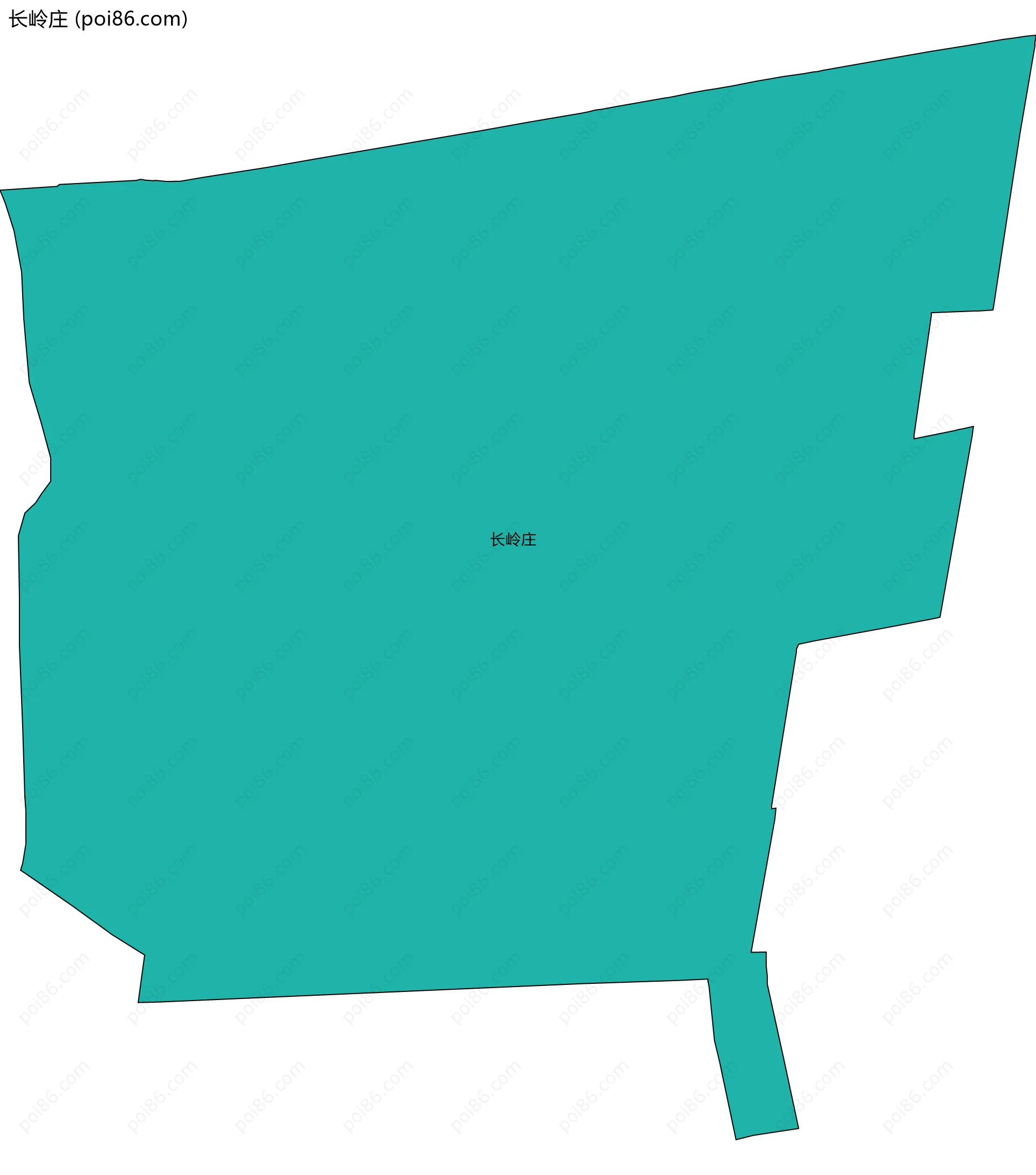 长岭庄边界地图