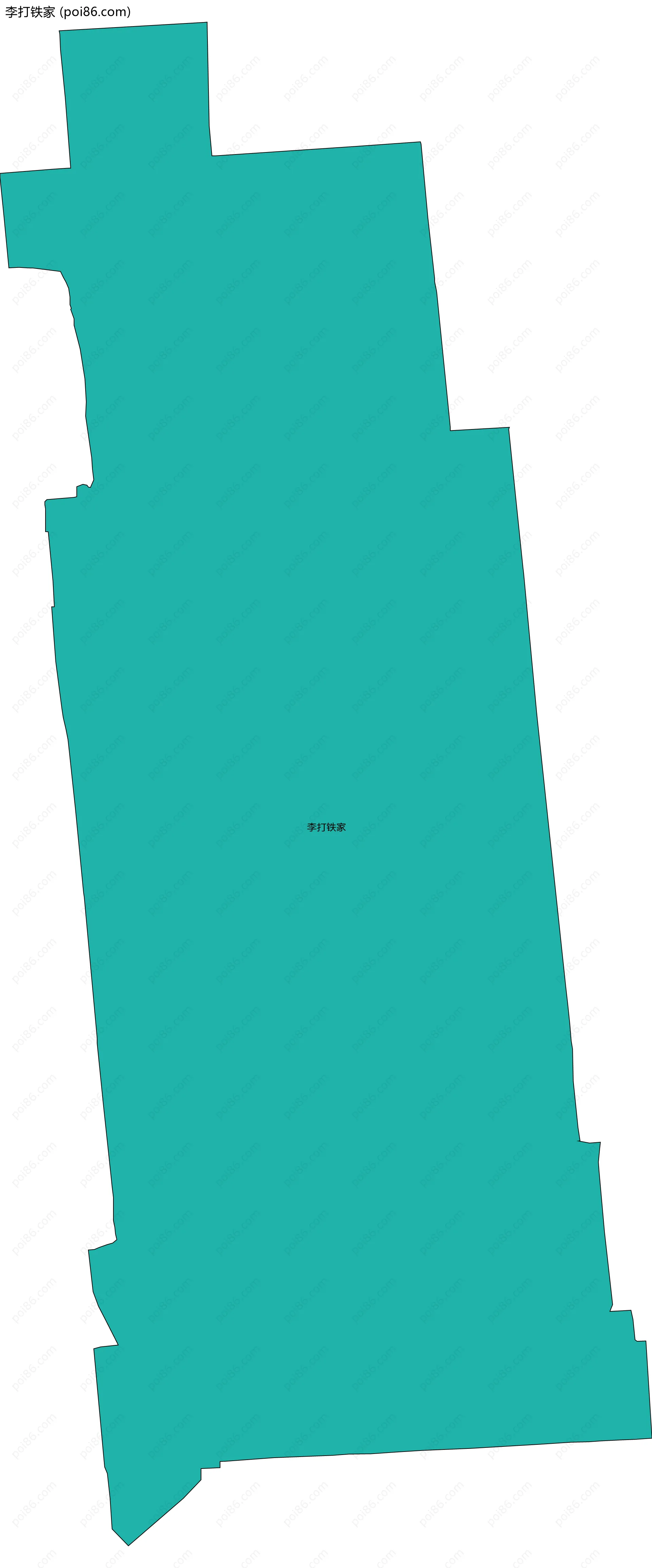 李打铁家边界地图