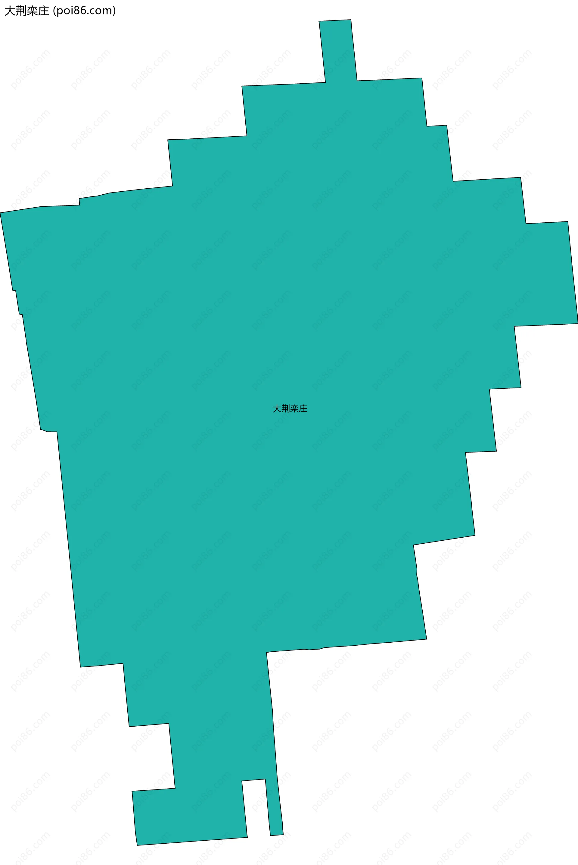 大荆栾庄边界地图