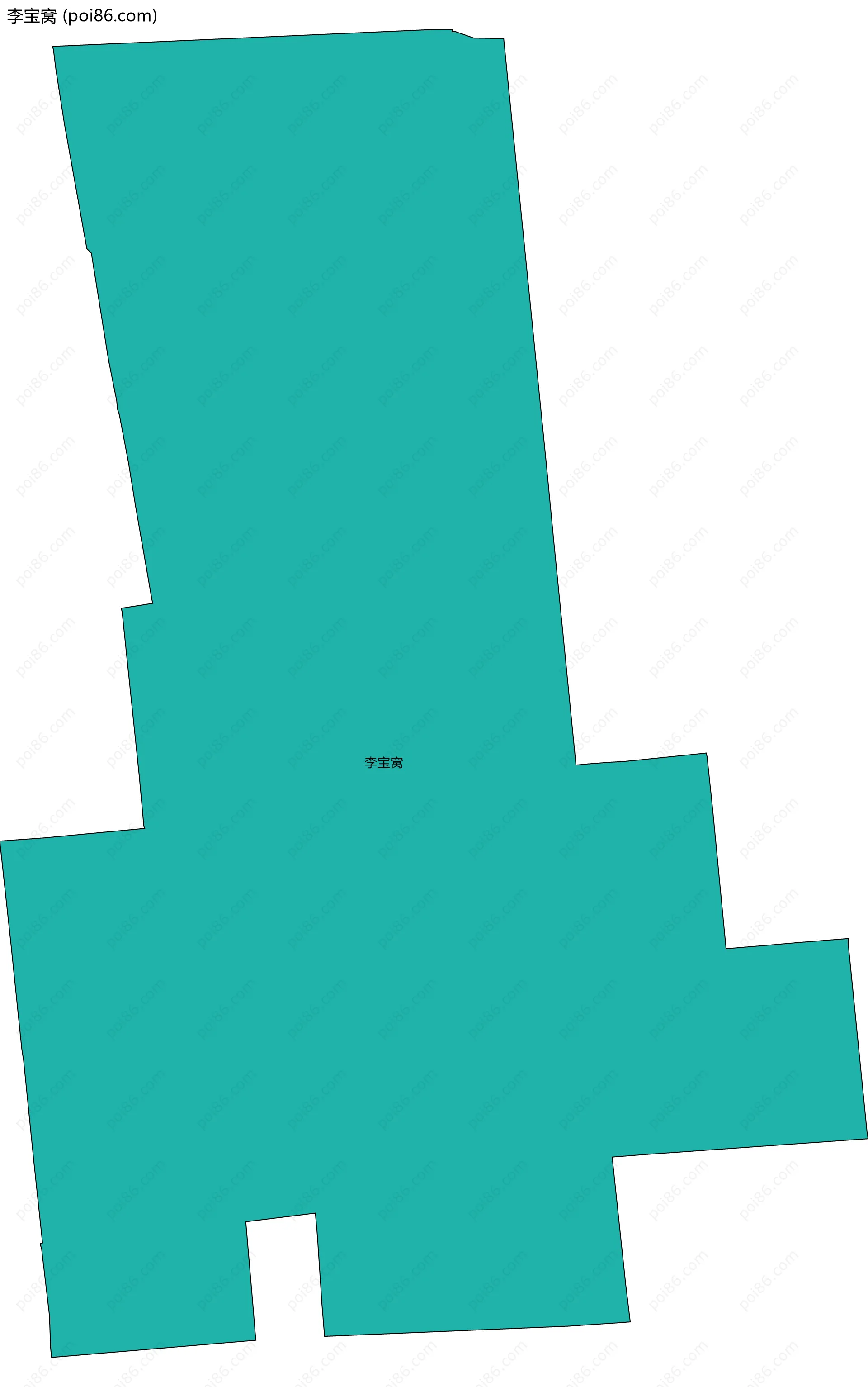 李宝窝边界地图