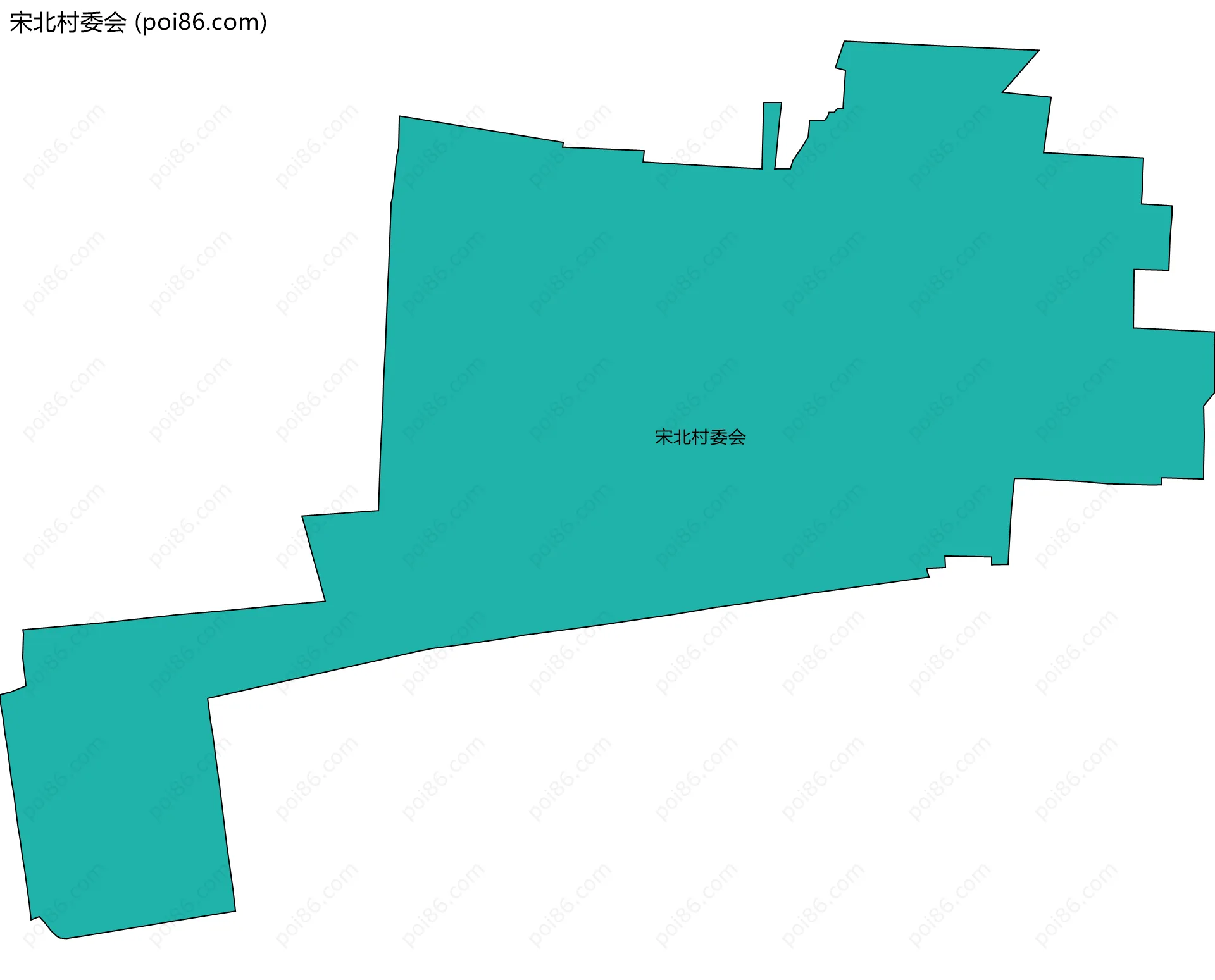 宋北村委会边界地图