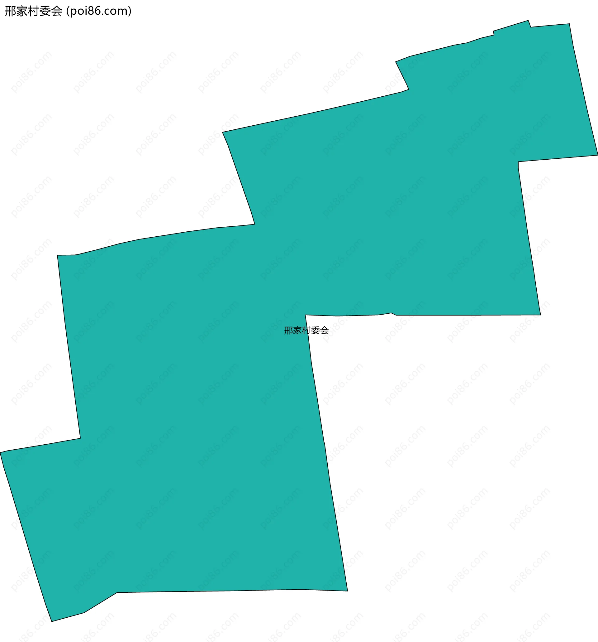 邢家村委会边界地图