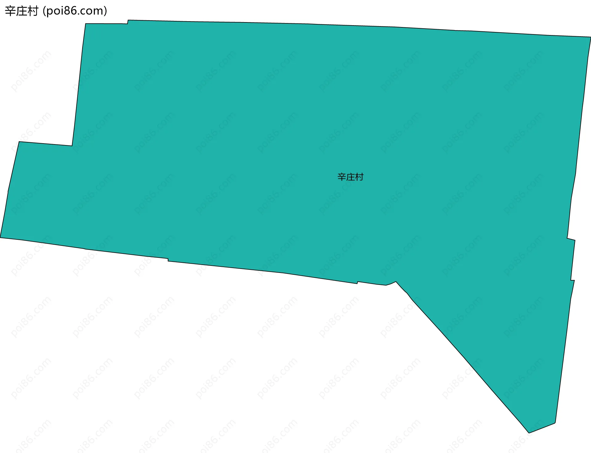 辛庄村边界地图