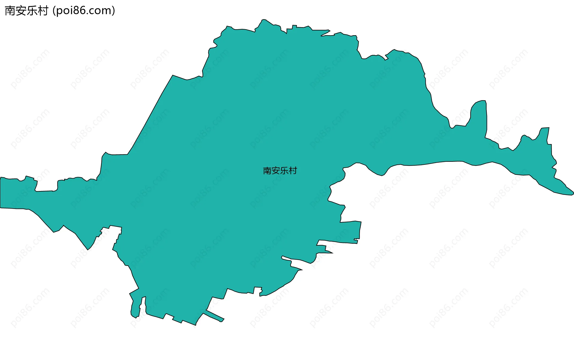 南安乐村边界地图