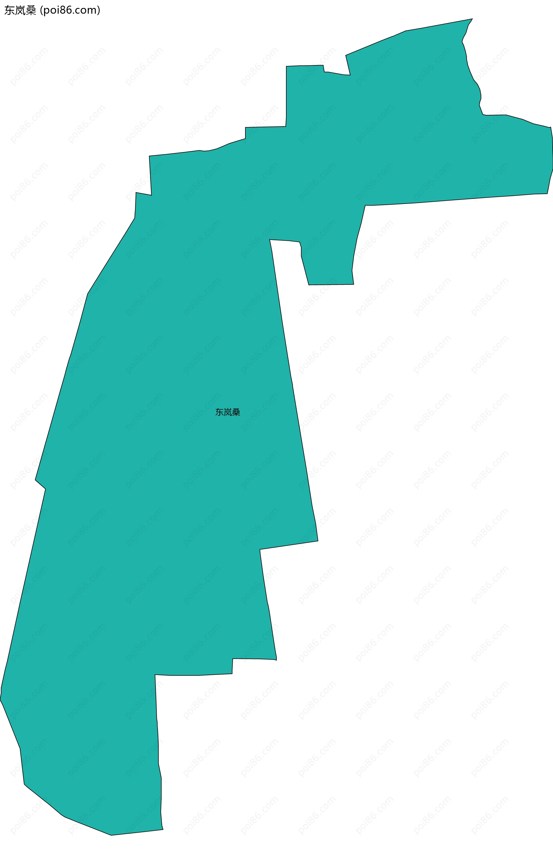 东岚桑边界地图