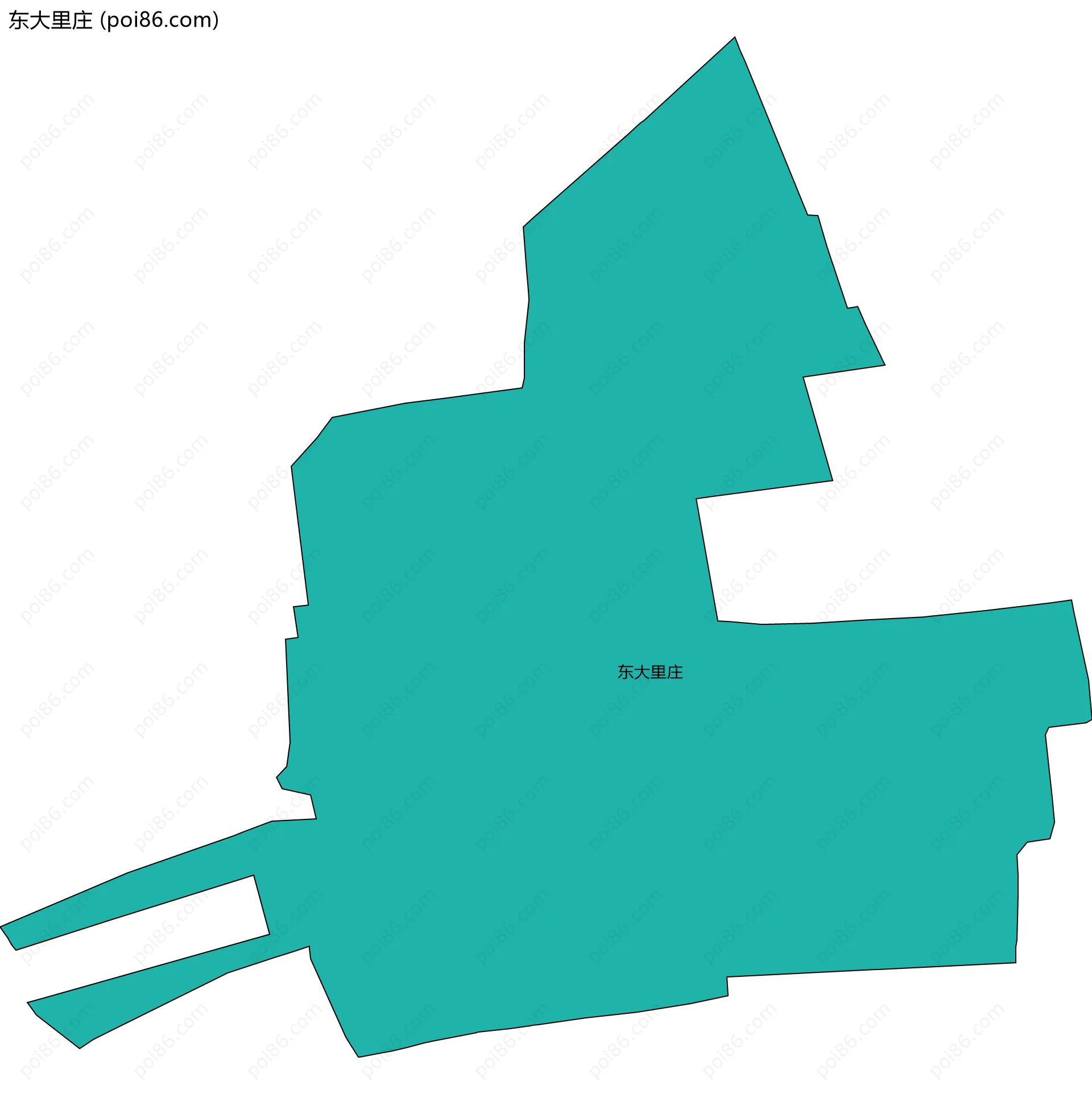 东大里庄边界地图