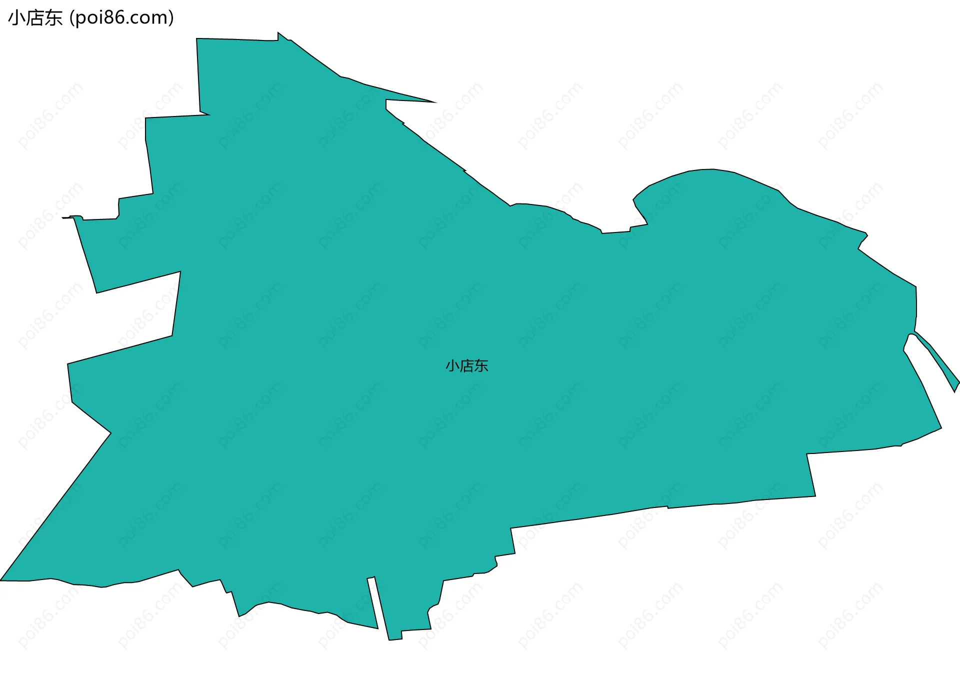 小店东边界地图