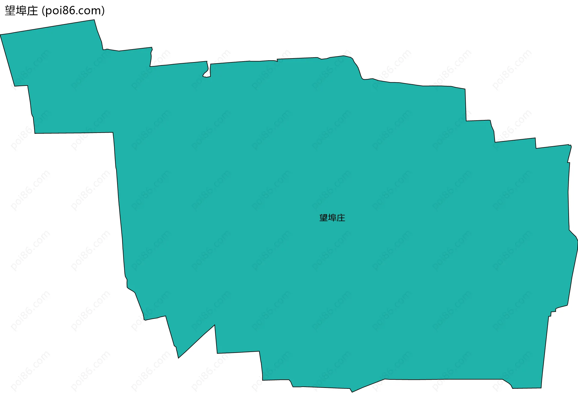 望埠庄边界地图