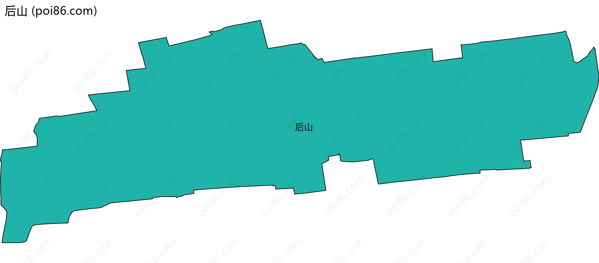 后山边界地图