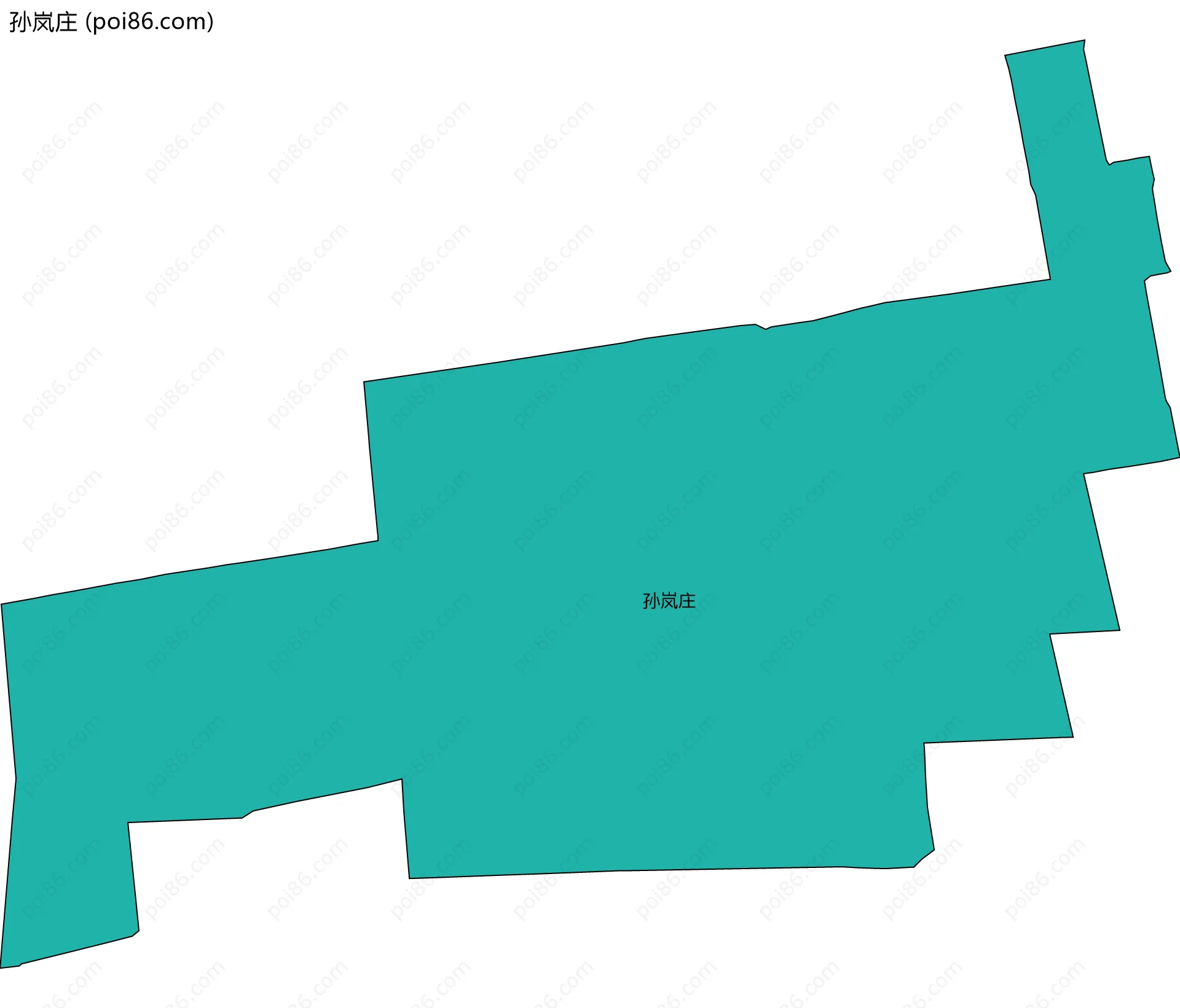 孙岚庄边界地图