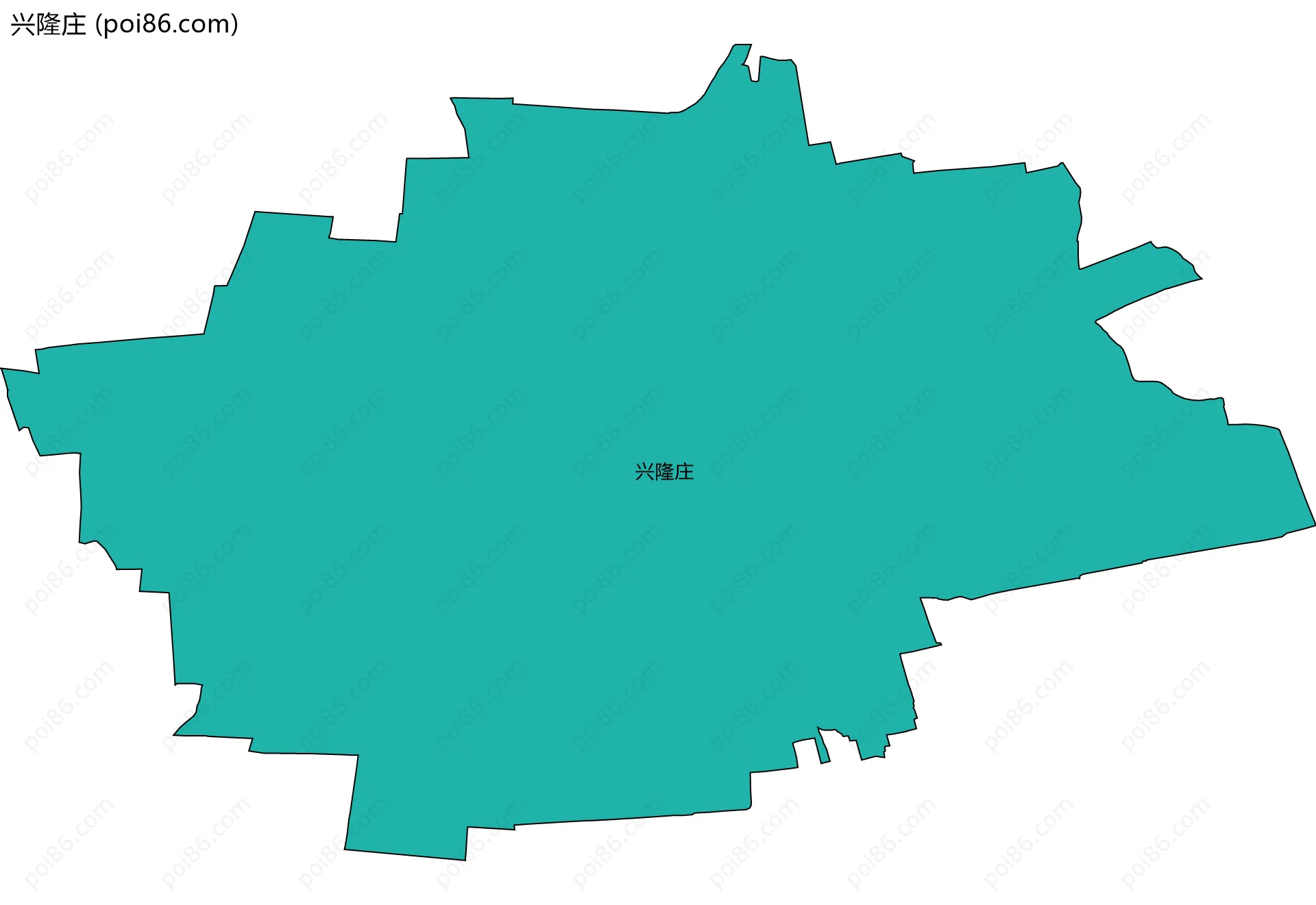兴隆庄边界地图