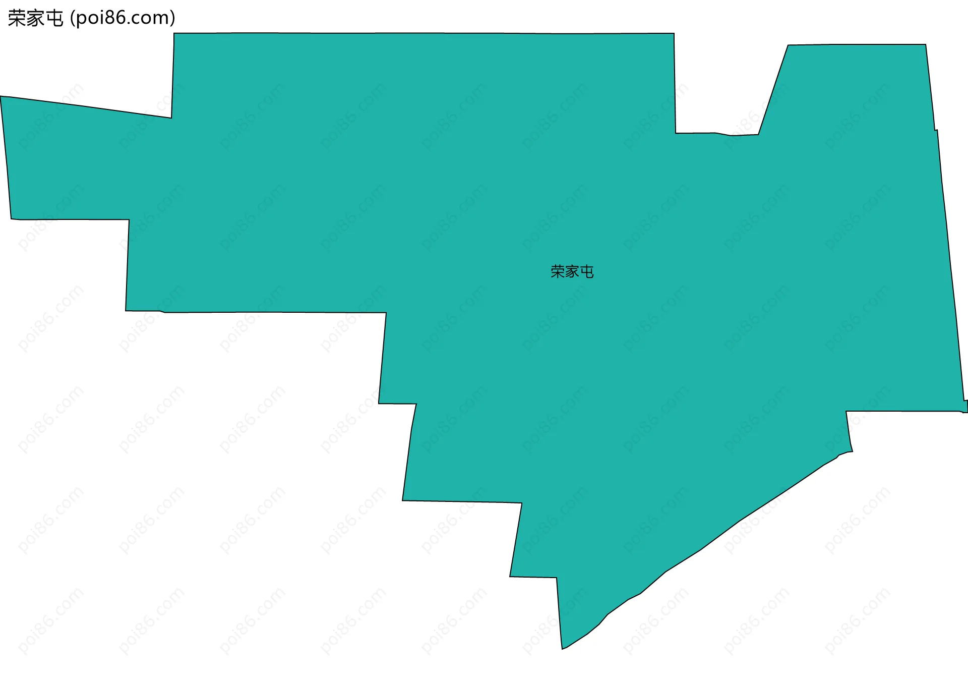 荣家屯边界地图