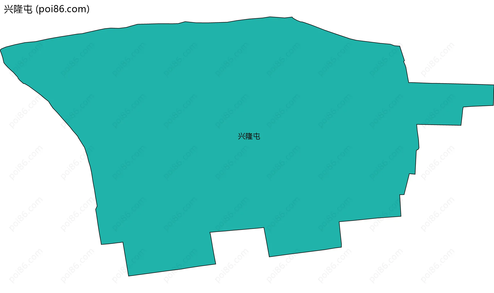 兴隆屯边界地图