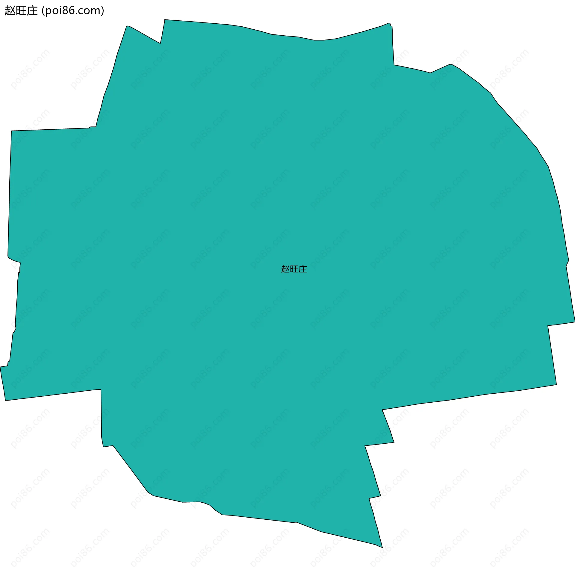 赵旺庄边界地图