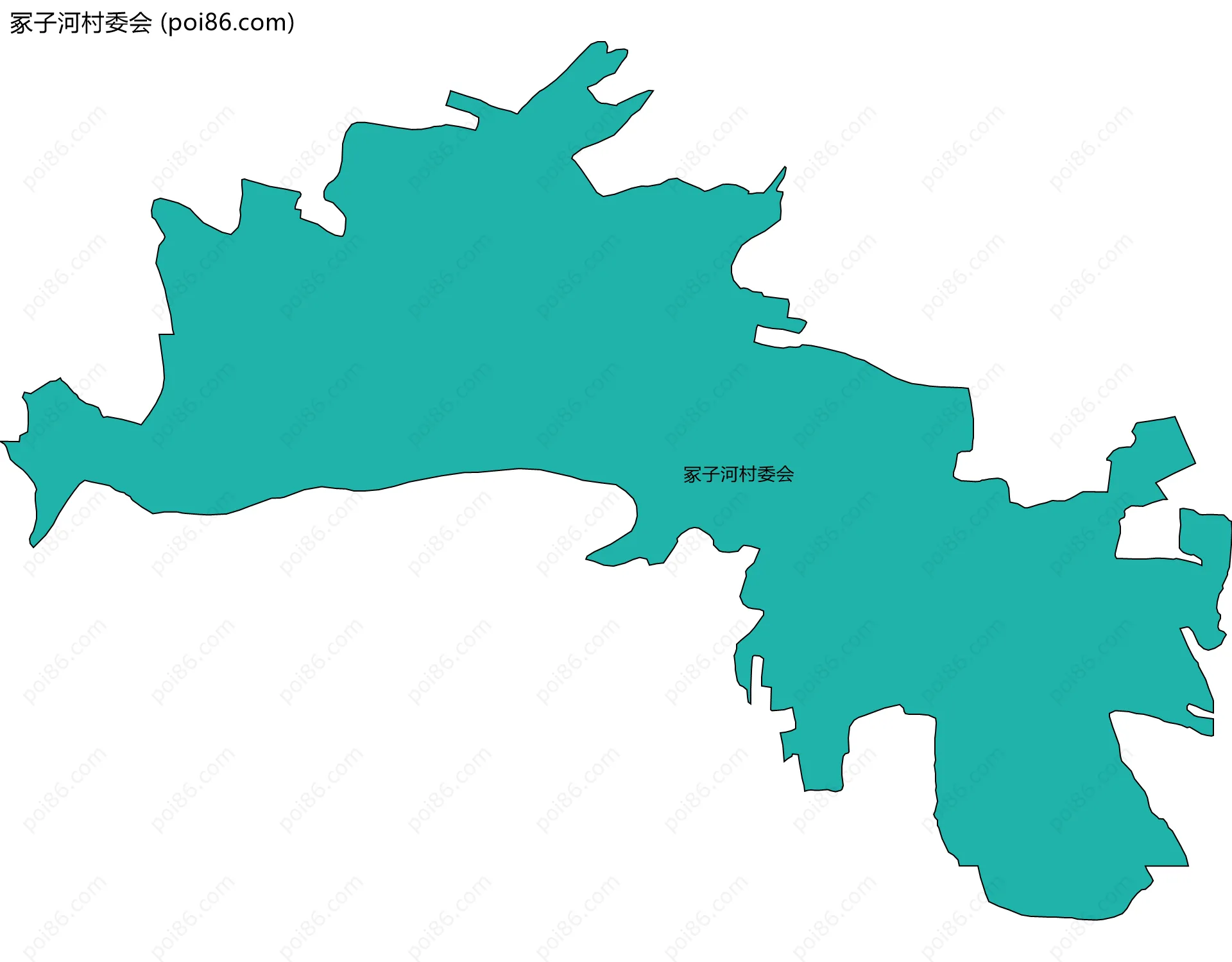 冢子河村委会边界地图