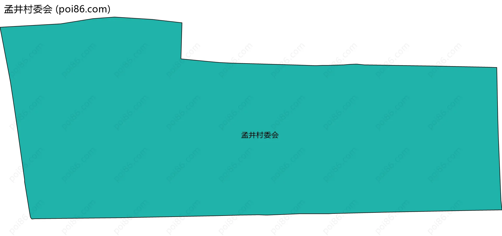孟井村委会边界地图