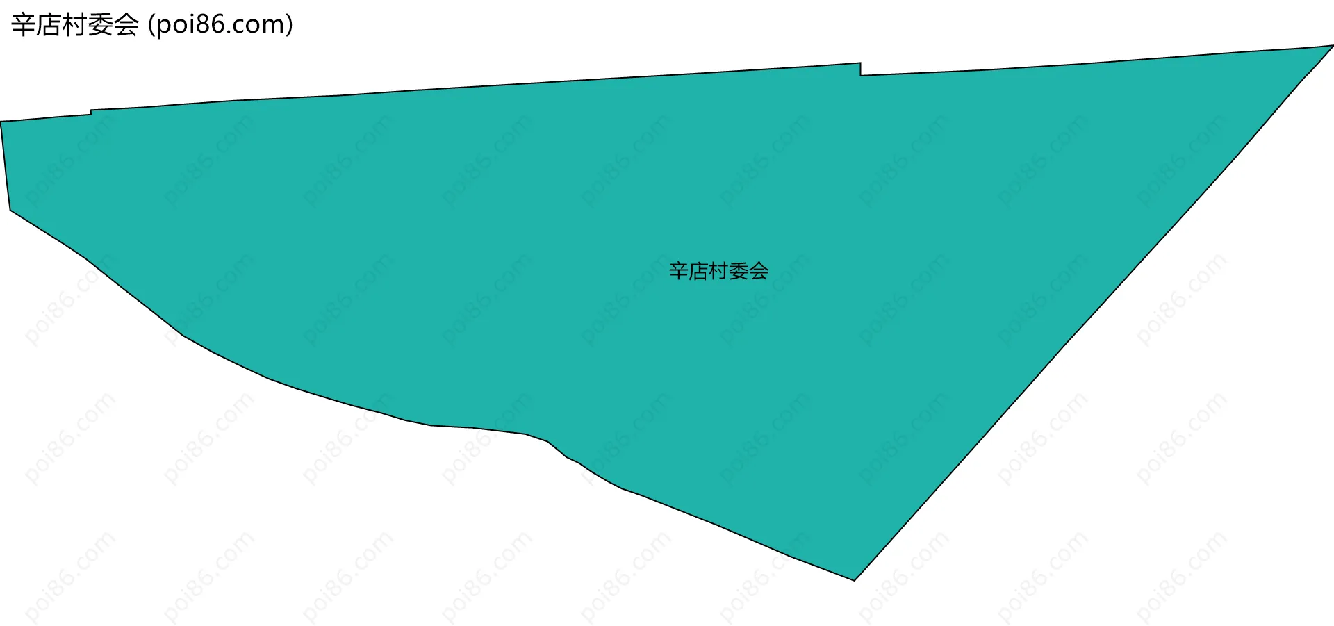 辛店村委会边界地图