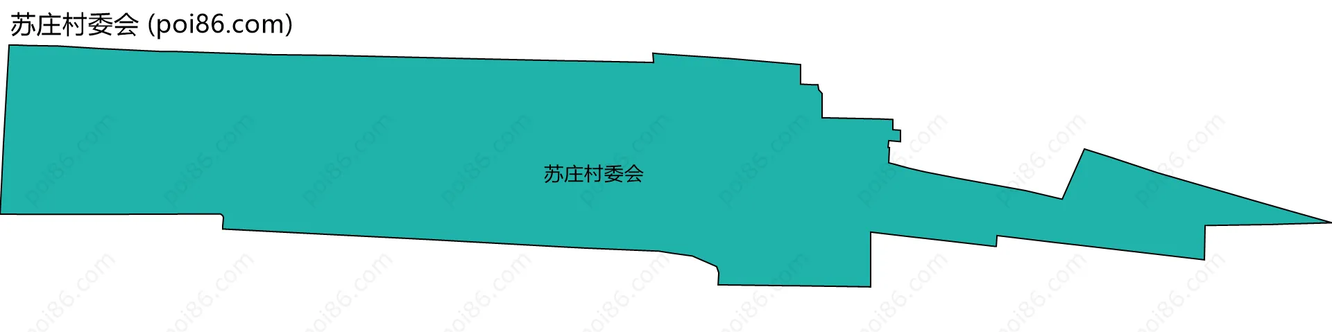 苏庄村委会边界地图