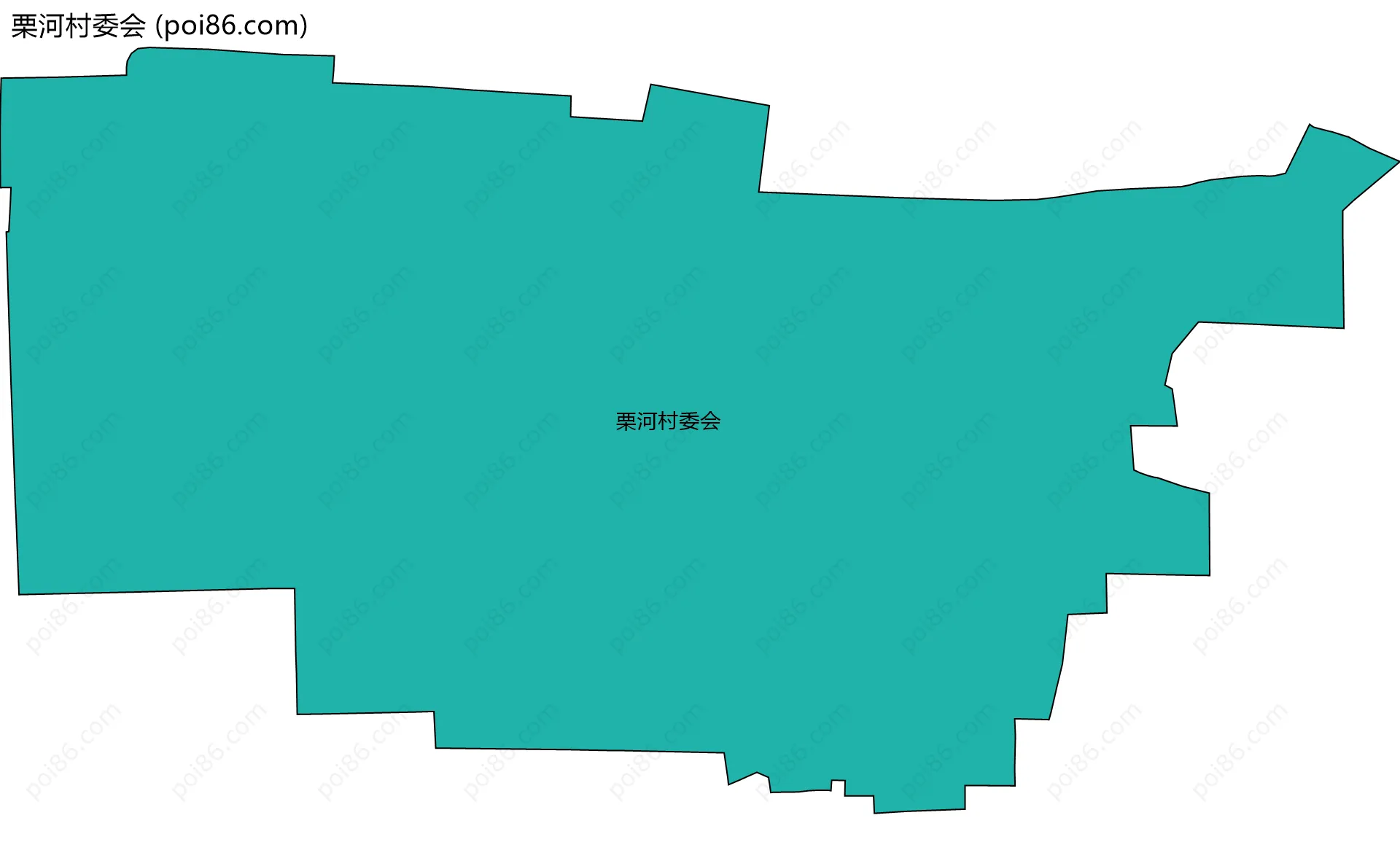 栗河村委会边界地图