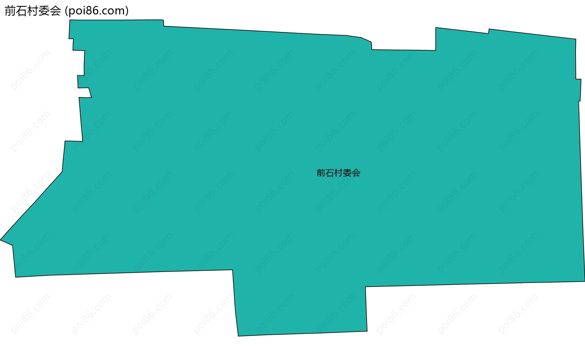 前石村委会边界地图