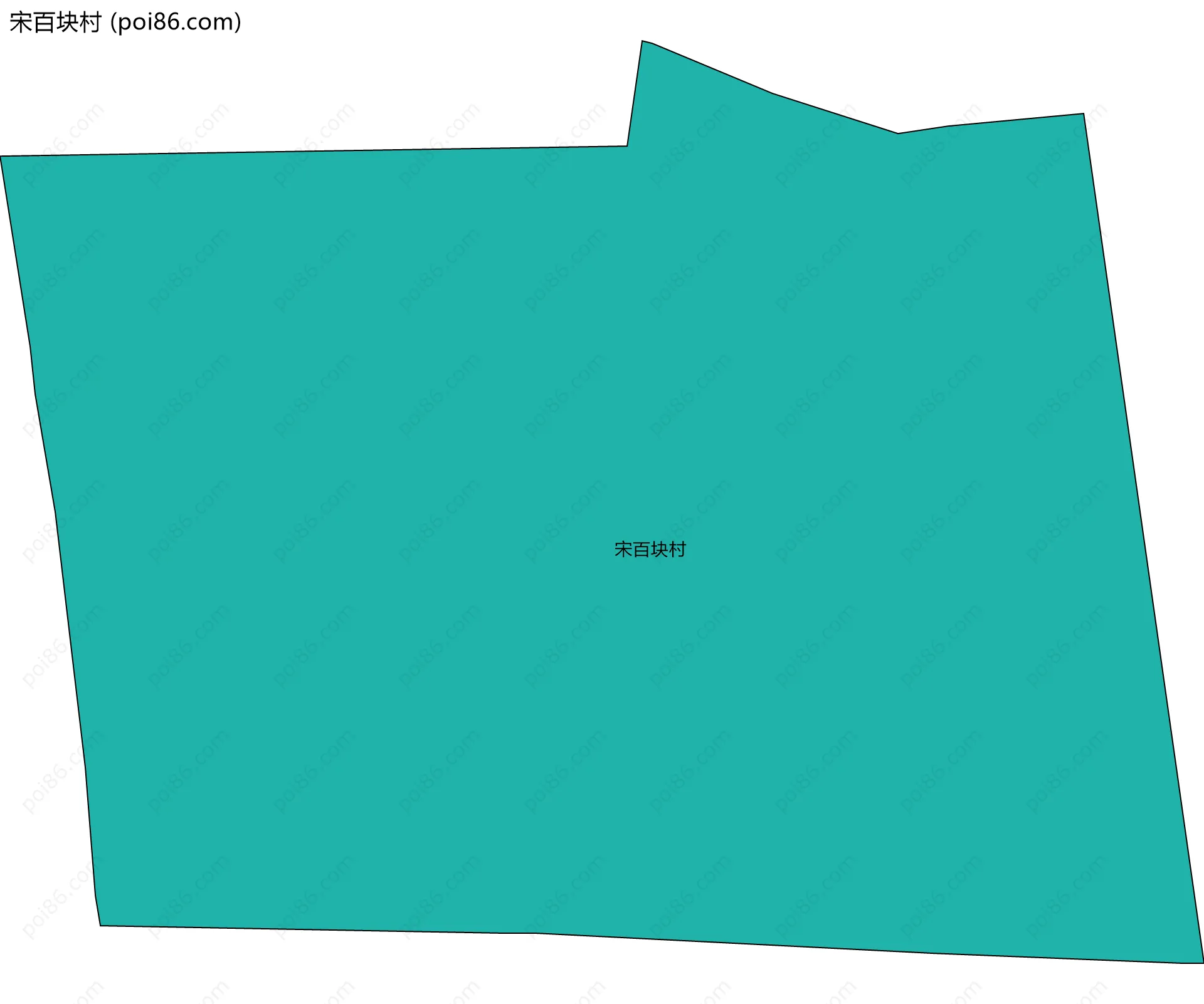 宋百块村边界地图