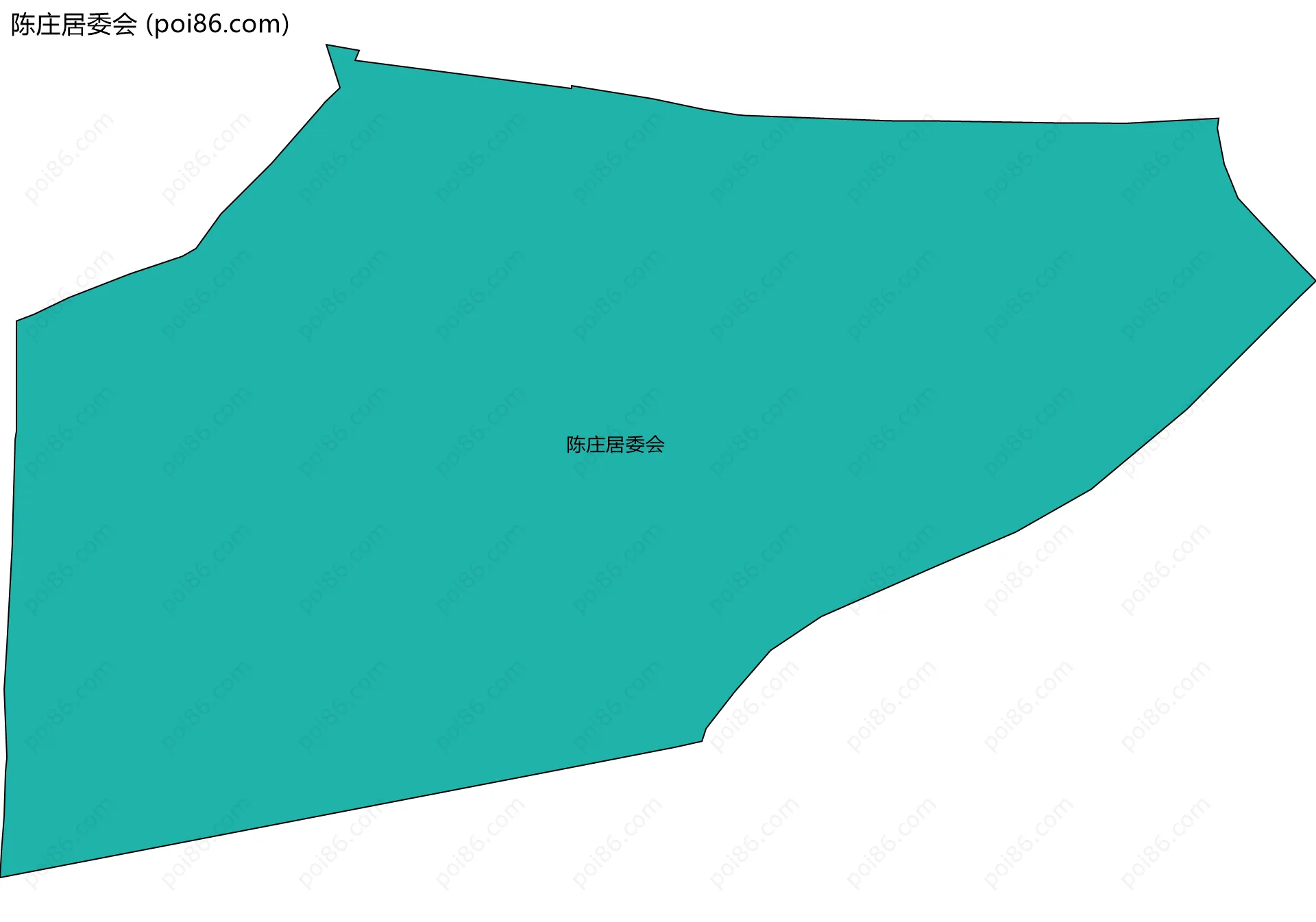 陈庄居委会边界地图
