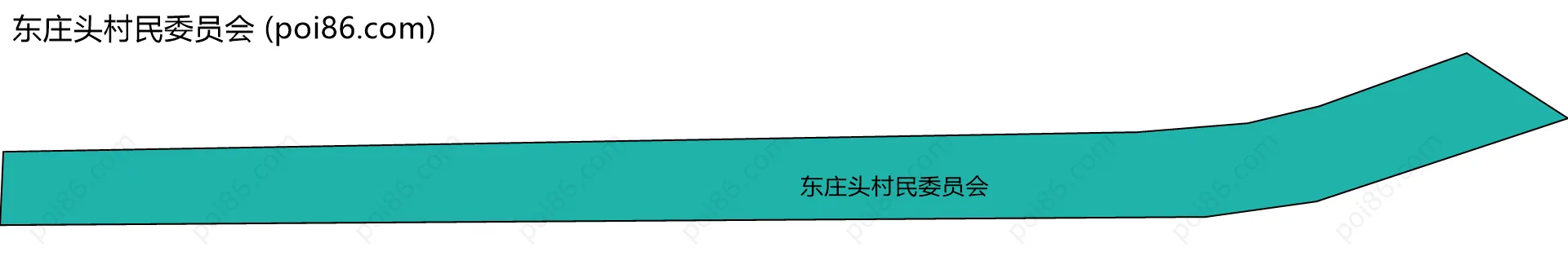 东庄头村民委员会边界地图