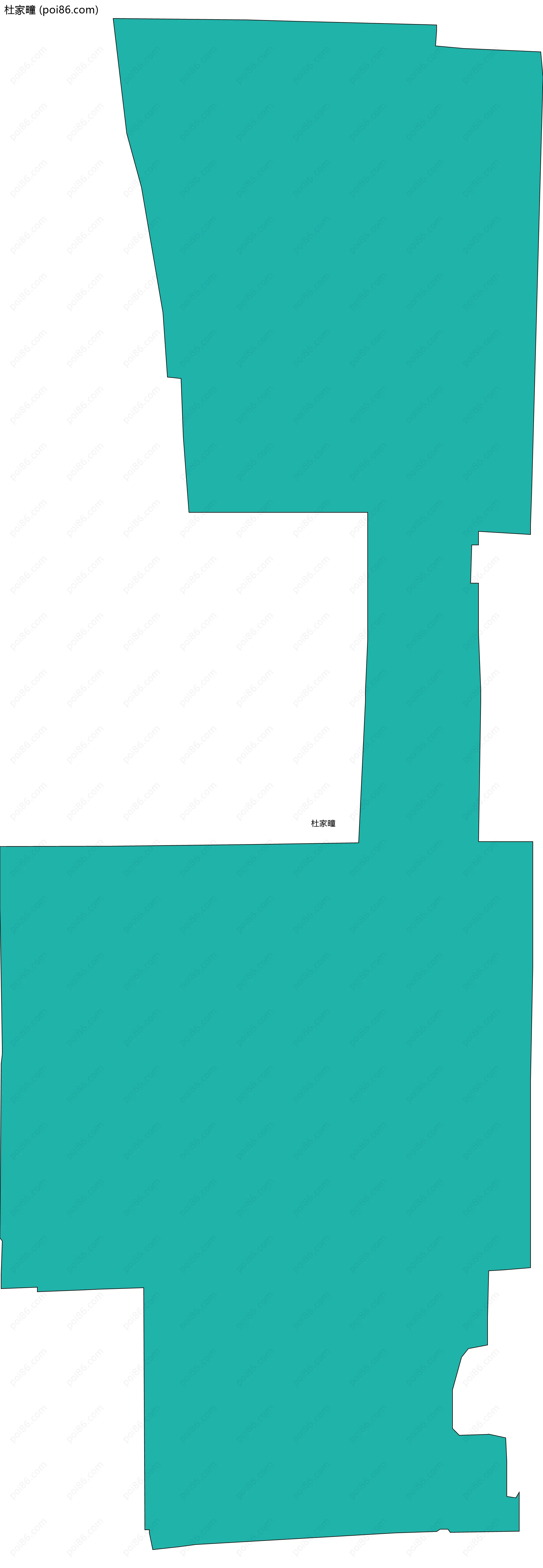 杜家疃边界地图