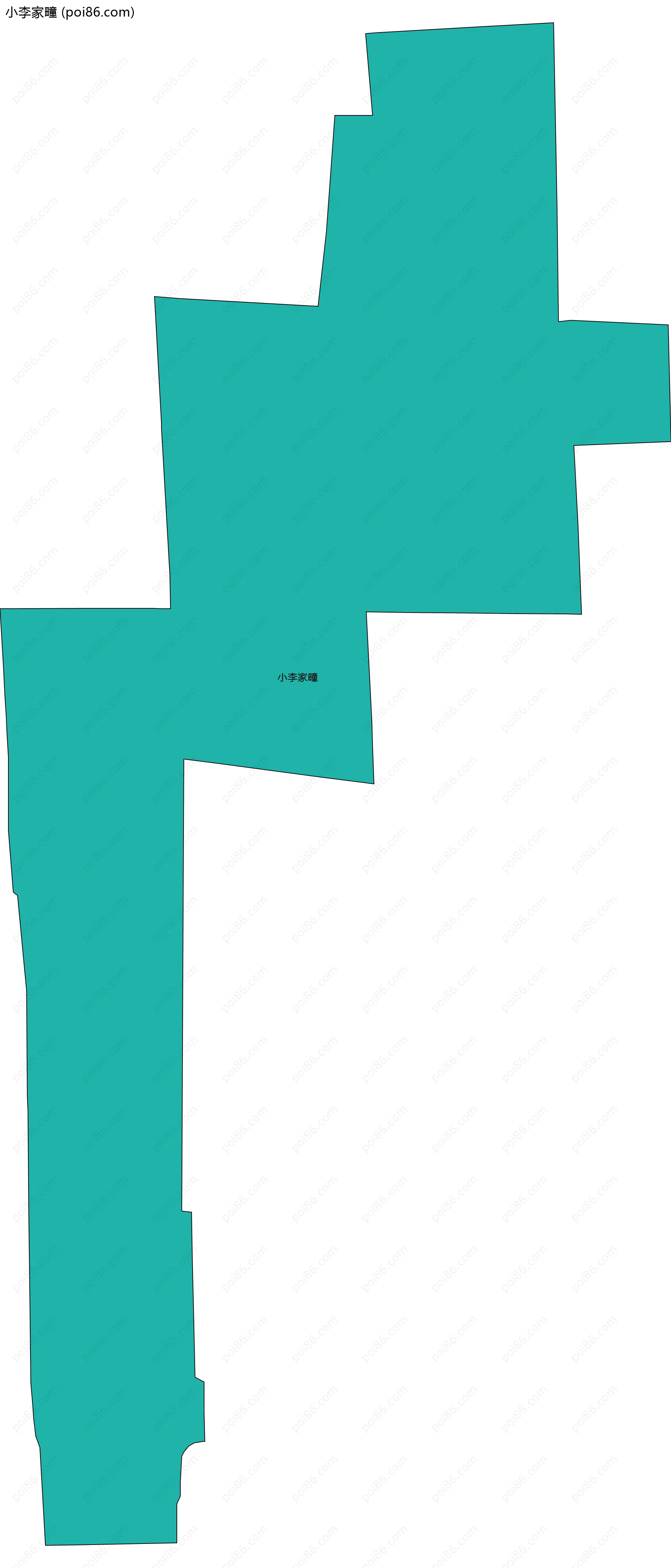 小李家疃边界地图