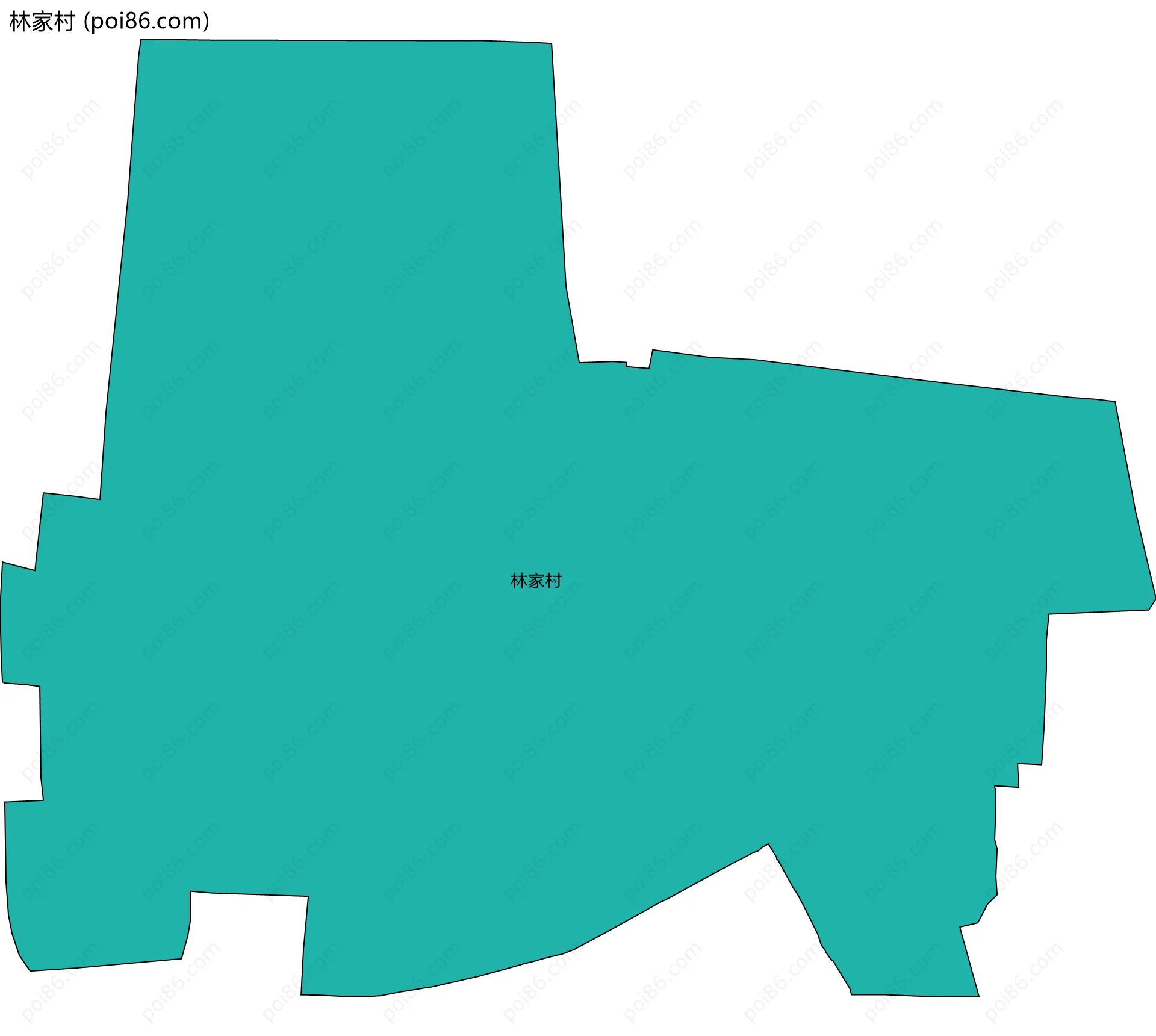 林家村边界地图