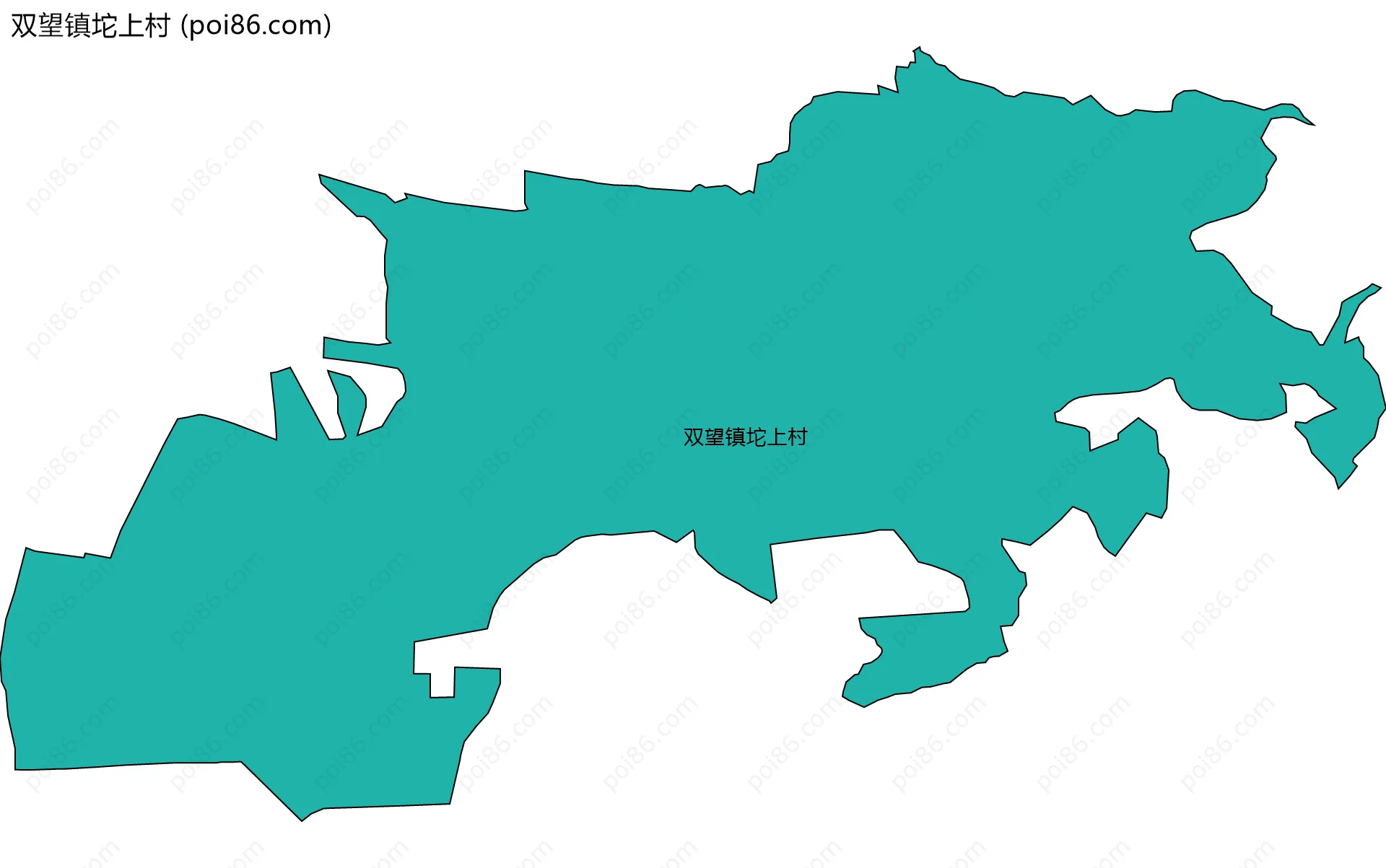 双望镇坨上村边界地图