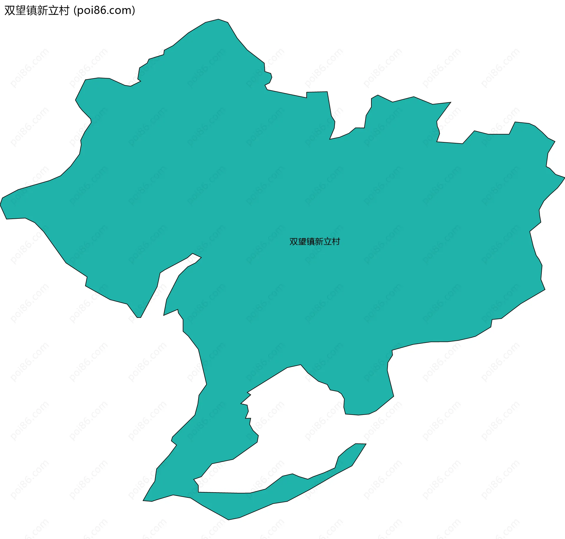 双望镇新立村边界地图