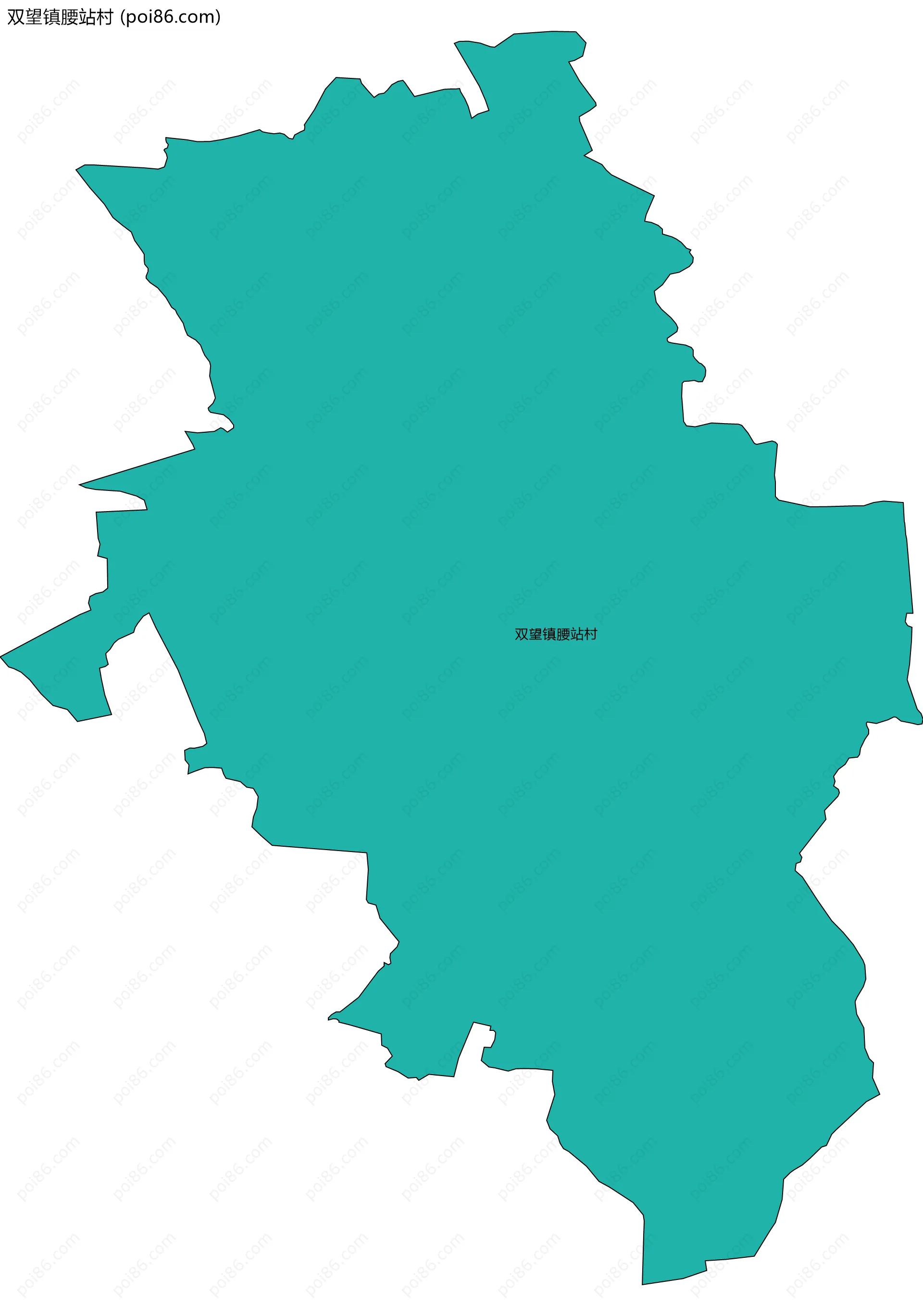 双望镇腰站村边界地图