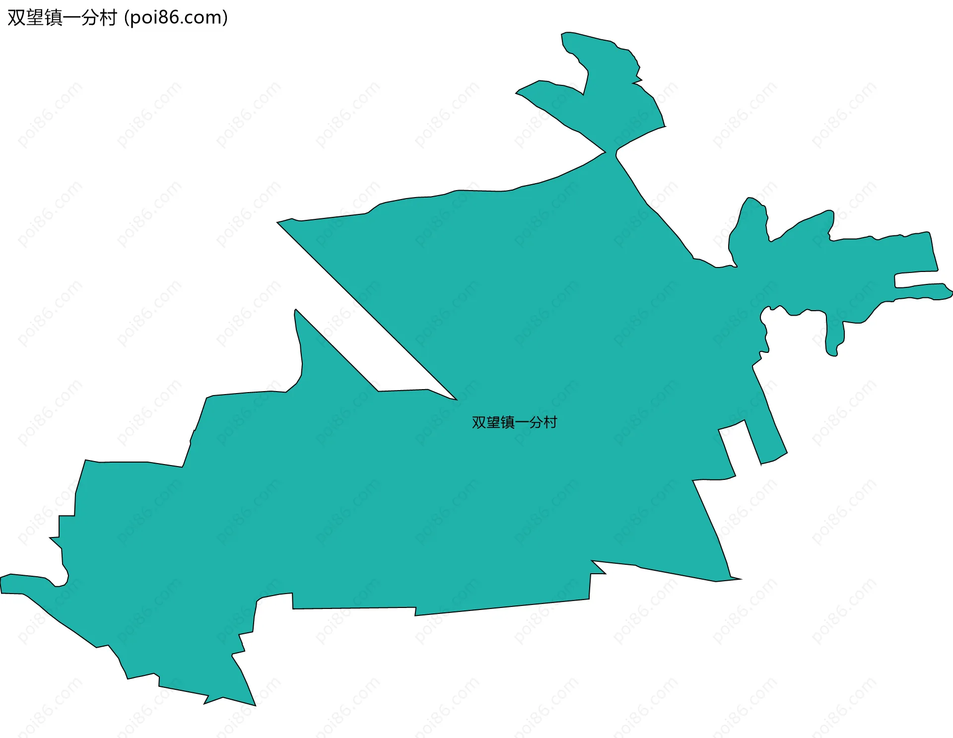 双望镇一分村边界地图
