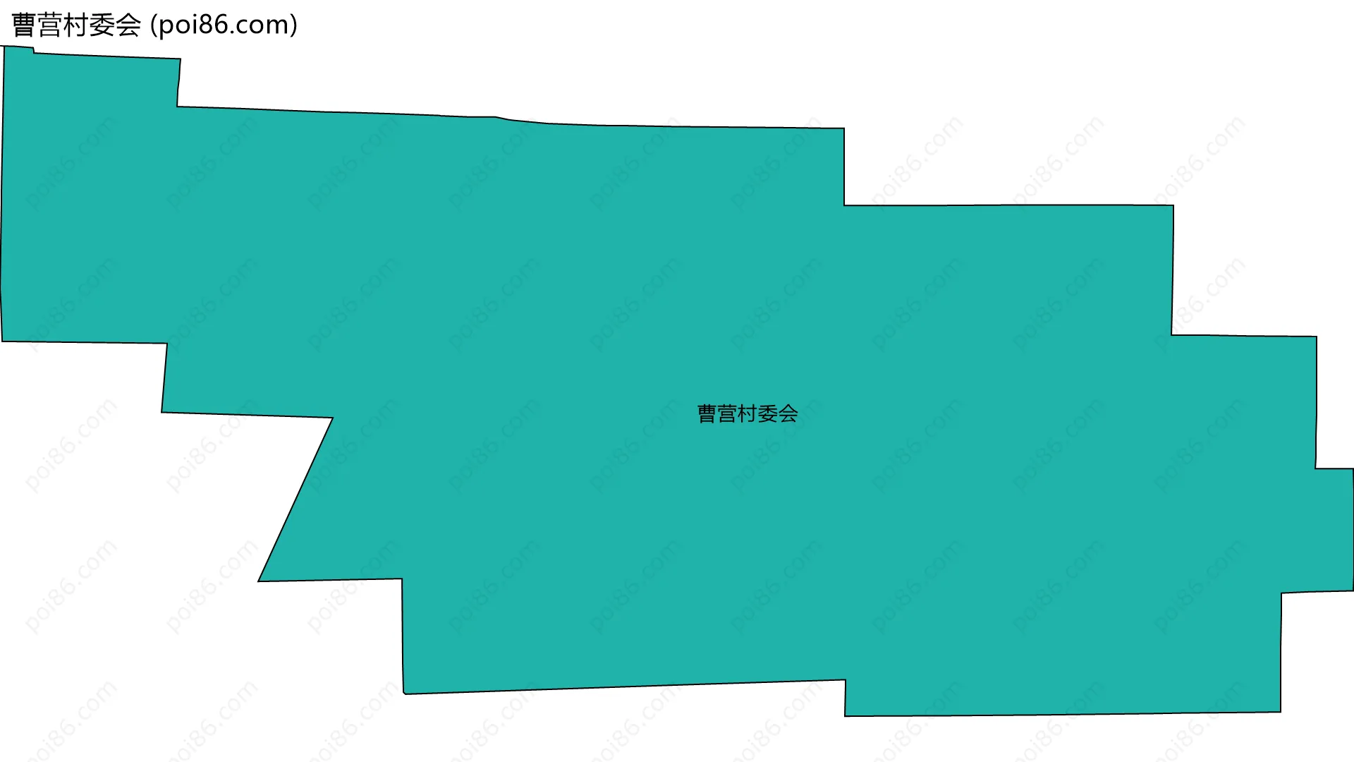 曹营村委会边界地图