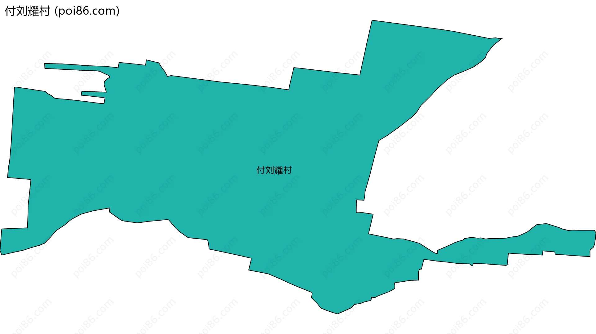 付刘耀村边界地图