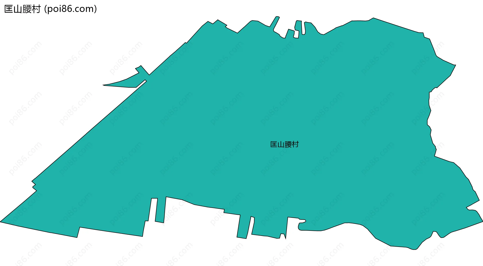 匡山腰村边界地图