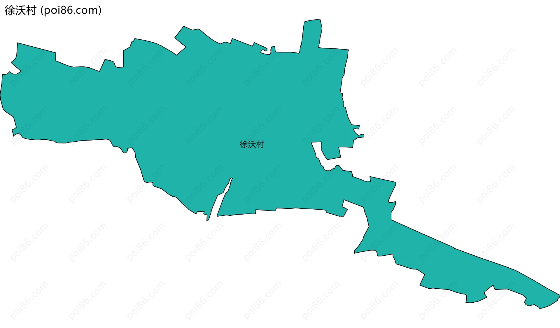 徐沃村边界地图