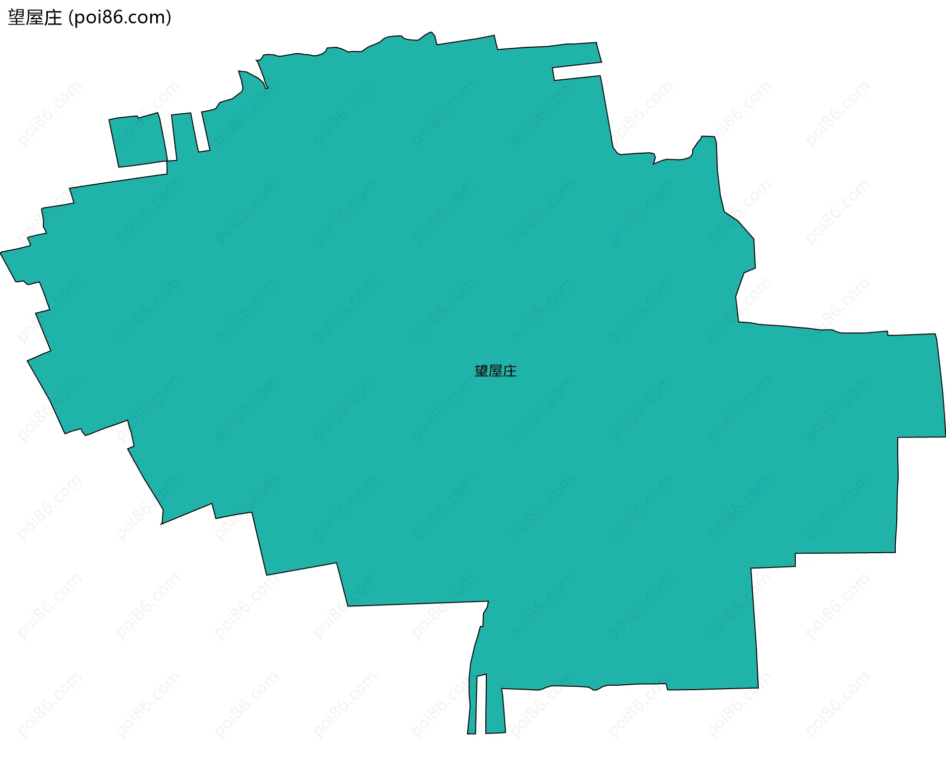 望屋庄边界地图